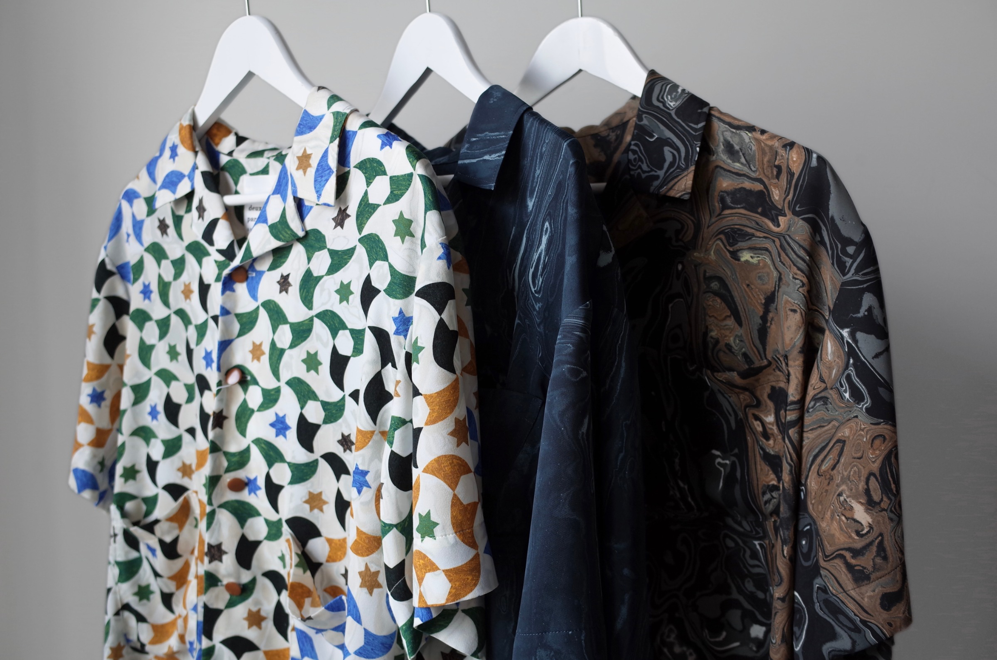 Pas deux Pareils 京都マーブル パ ドゥ パレイユ 長袖ブラウス Pas deux Pareils 京都マーブル パ ドゥ パレイユ 長袖ブラウス