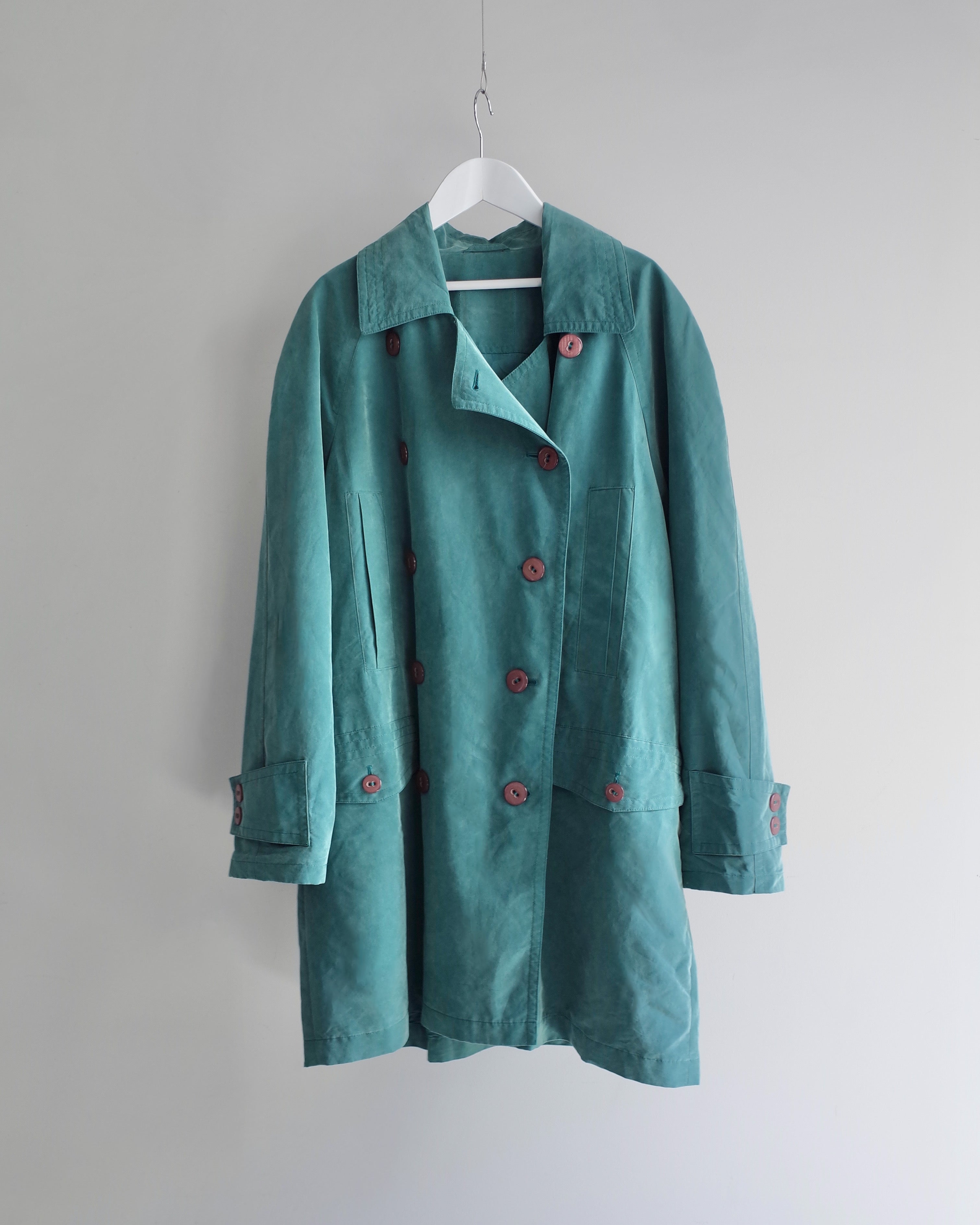 ★Used / MOLESKIN HALF TRENCH COAT
