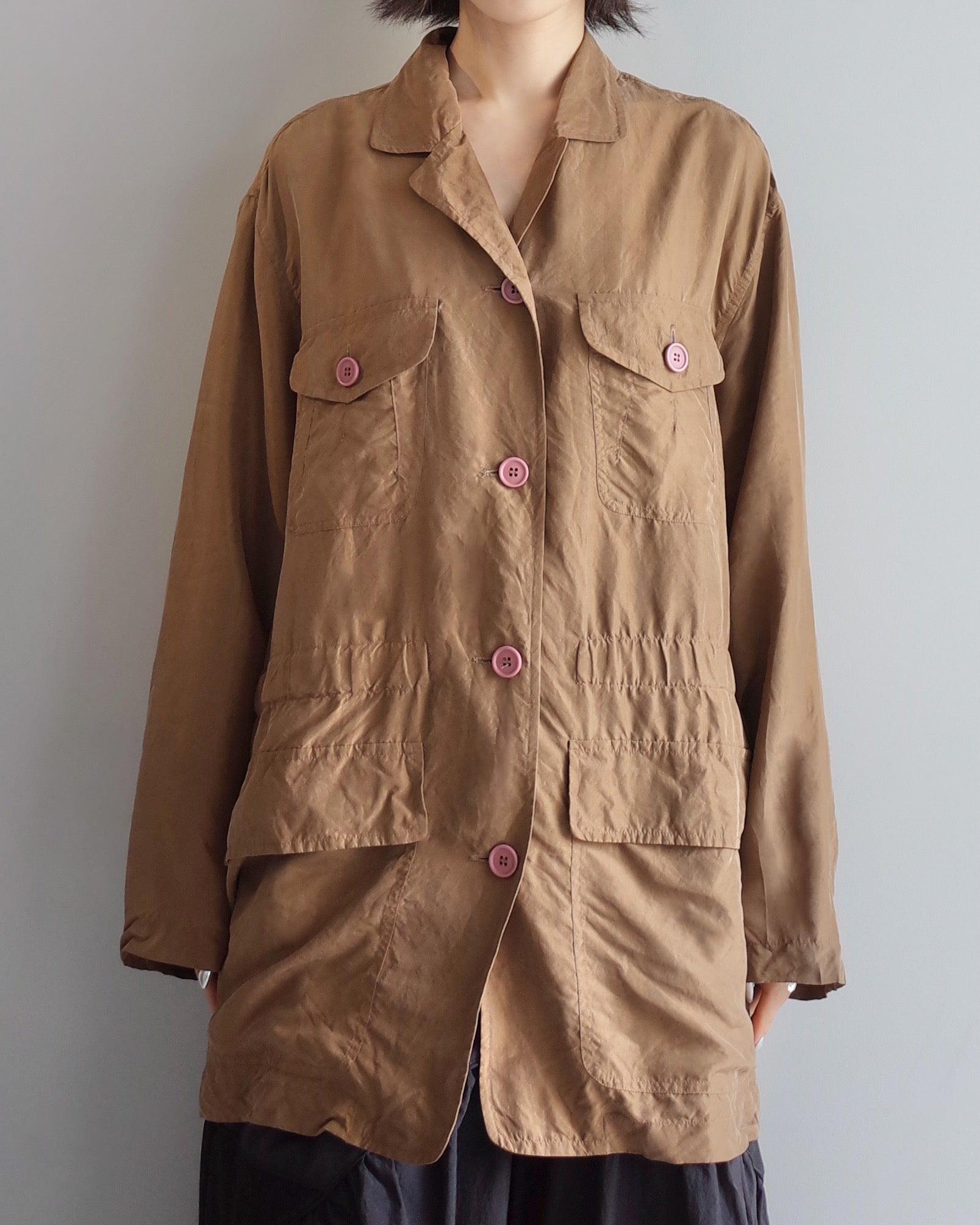 Used / SILK SHIRT JACKET