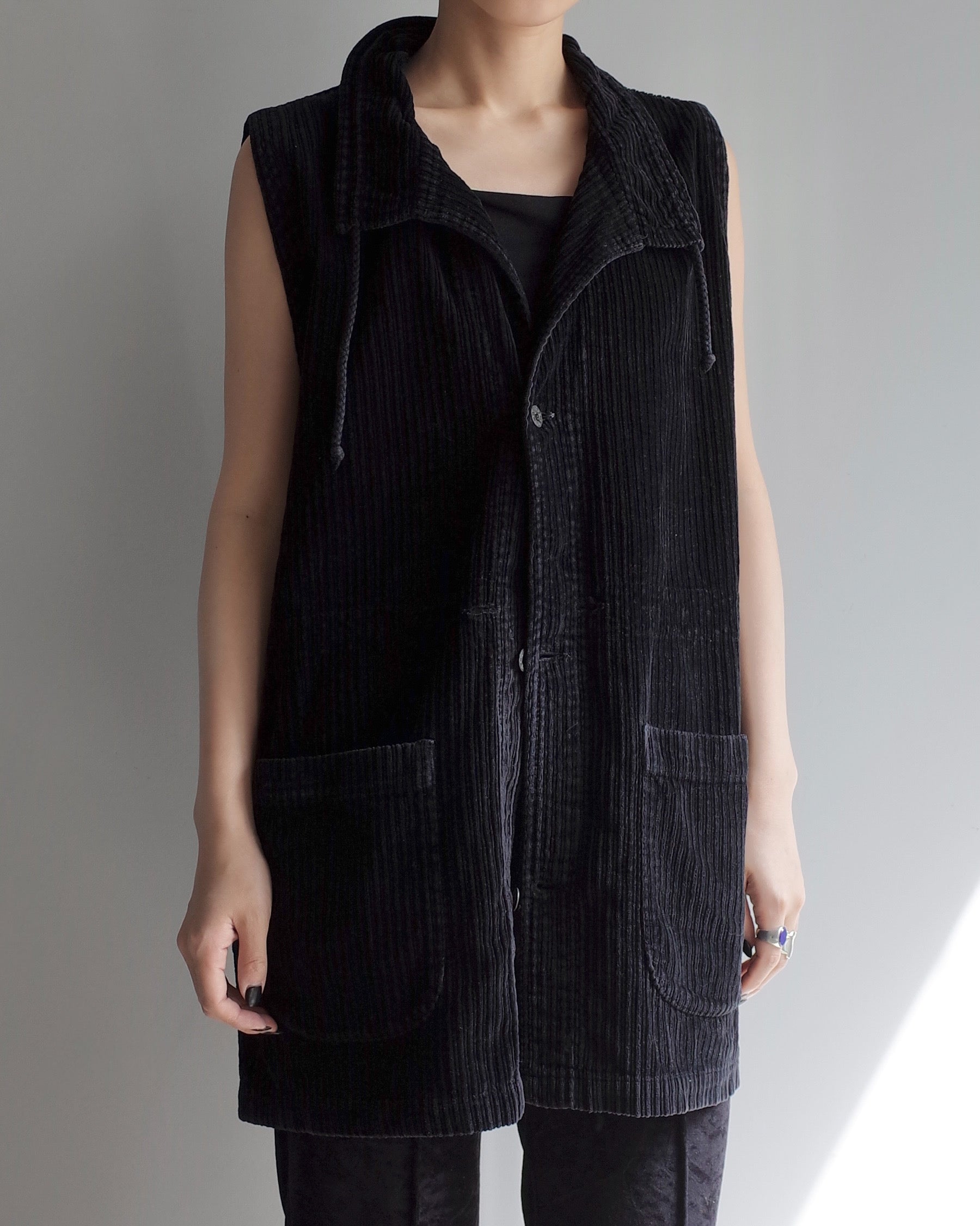 Used / CORDUROY LONG VEST