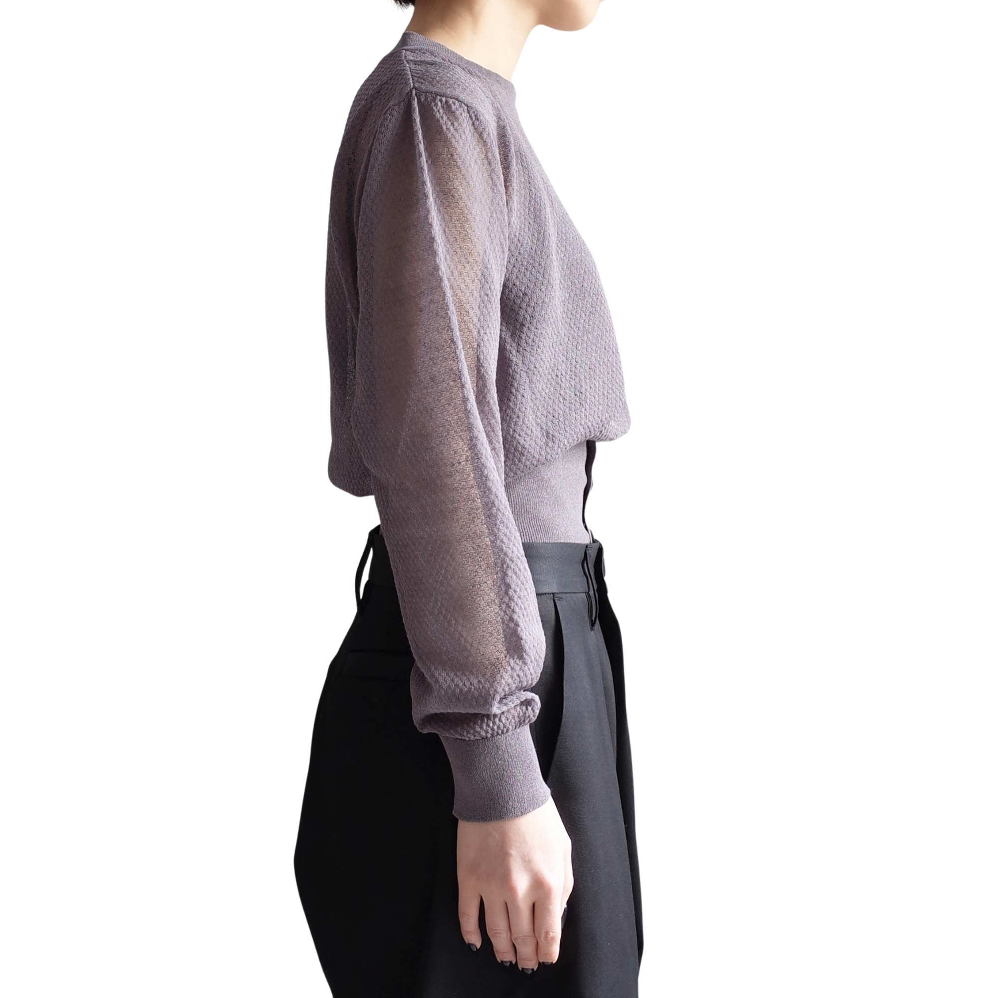 BUTTON KNIT PULLOVER