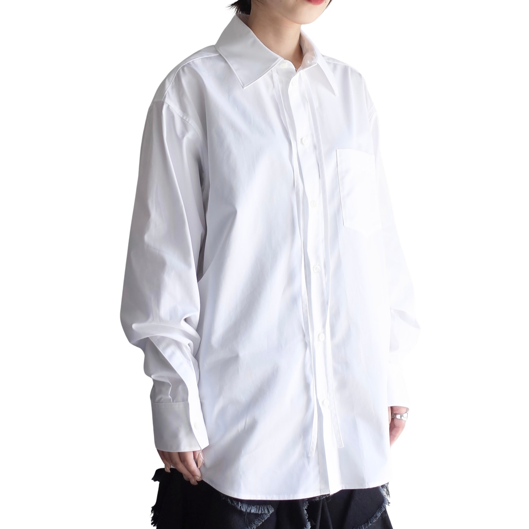 RIBBON DRESS SHIRT