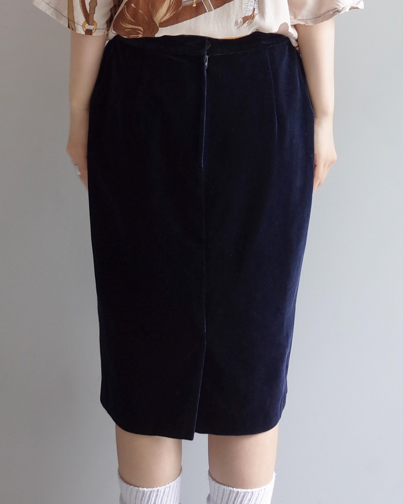 Used / VELOUR SKIRT