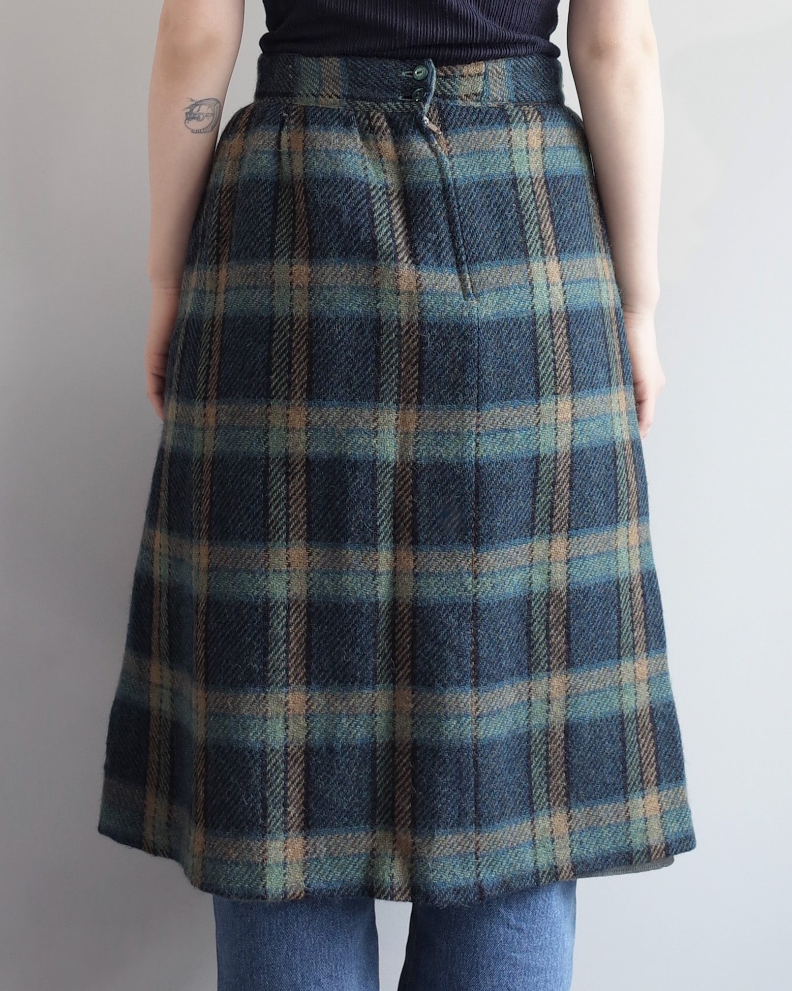 Used / CHECK SKIRT