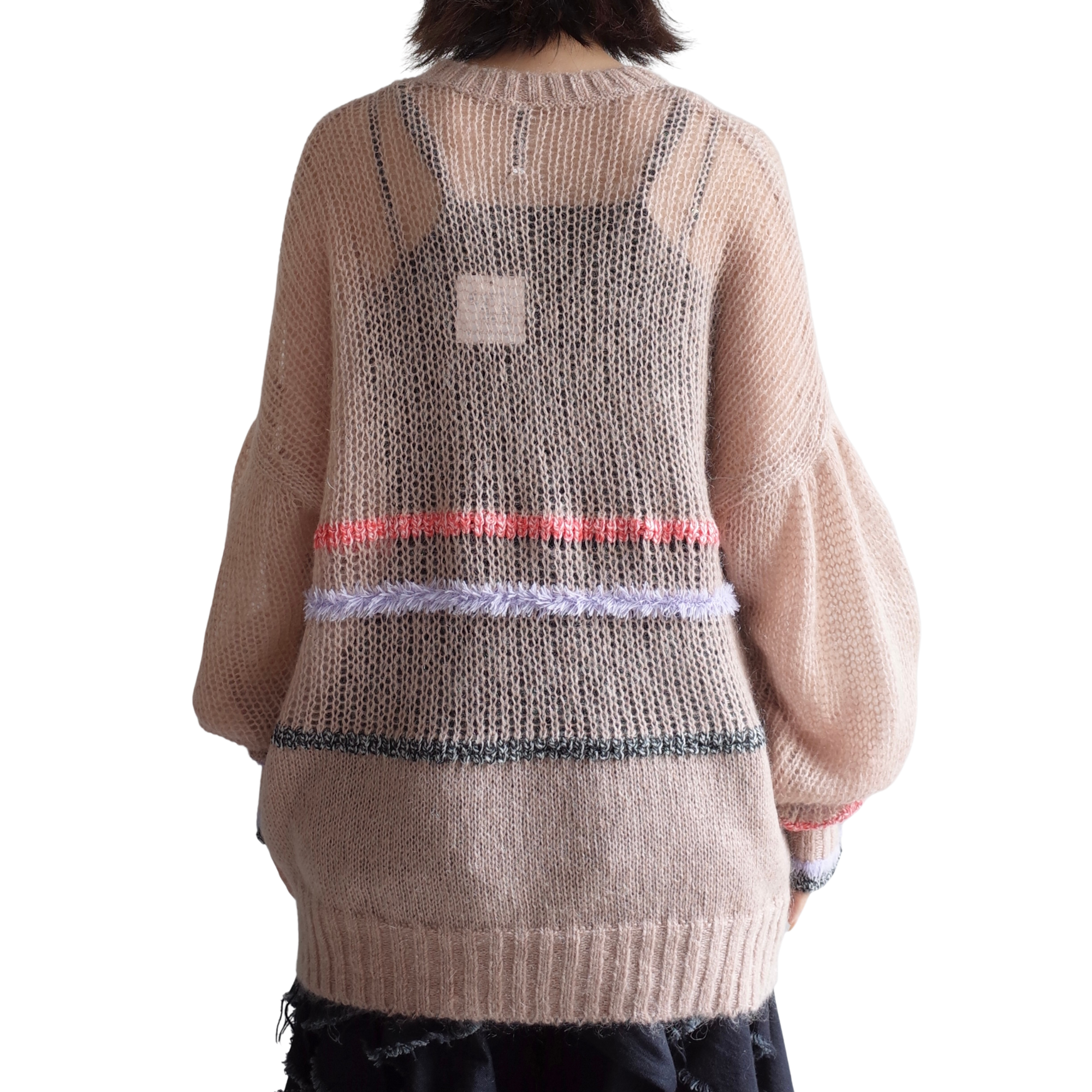 SHEER MOHAIR PULLOVER