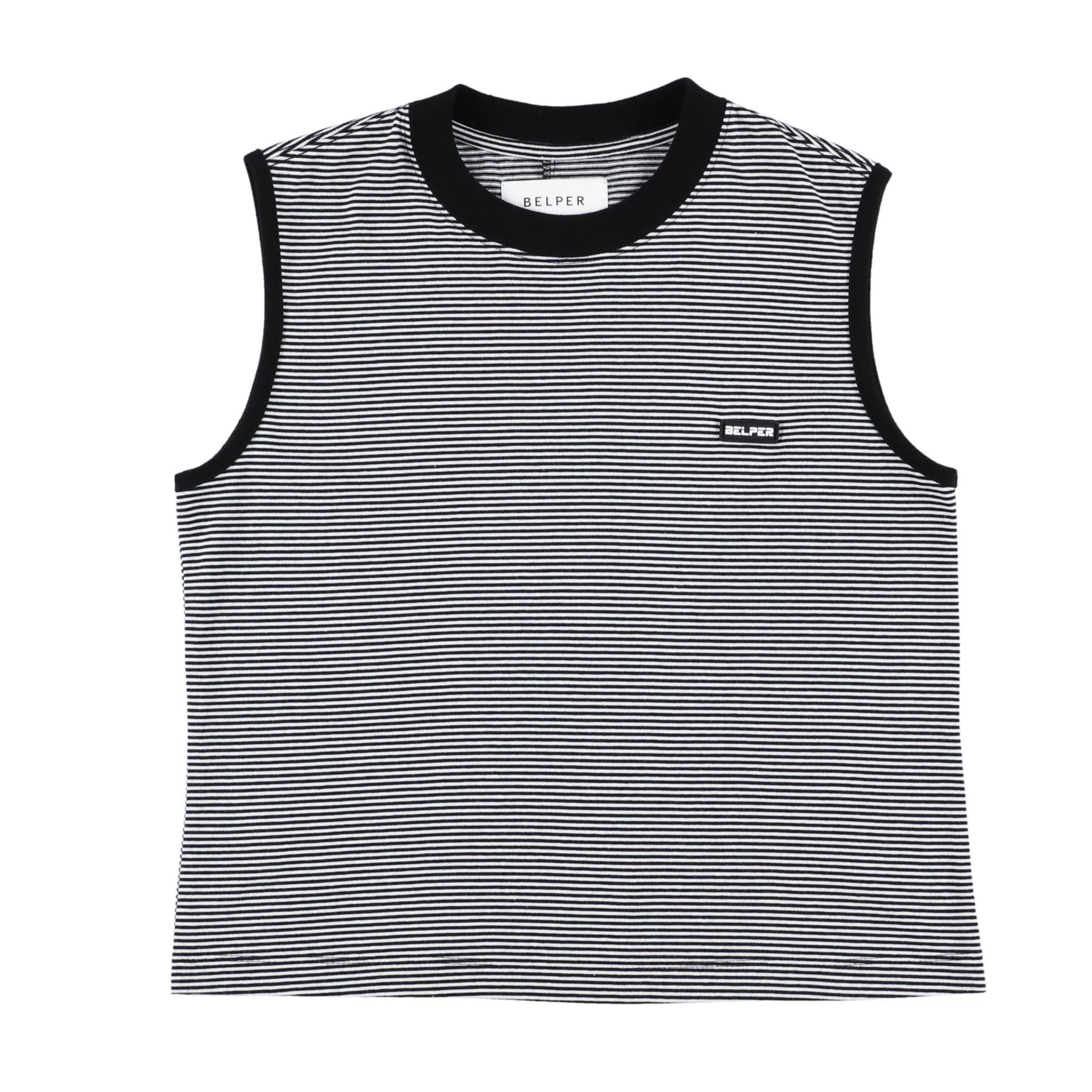 SLEEVELESS STRIPES TOP