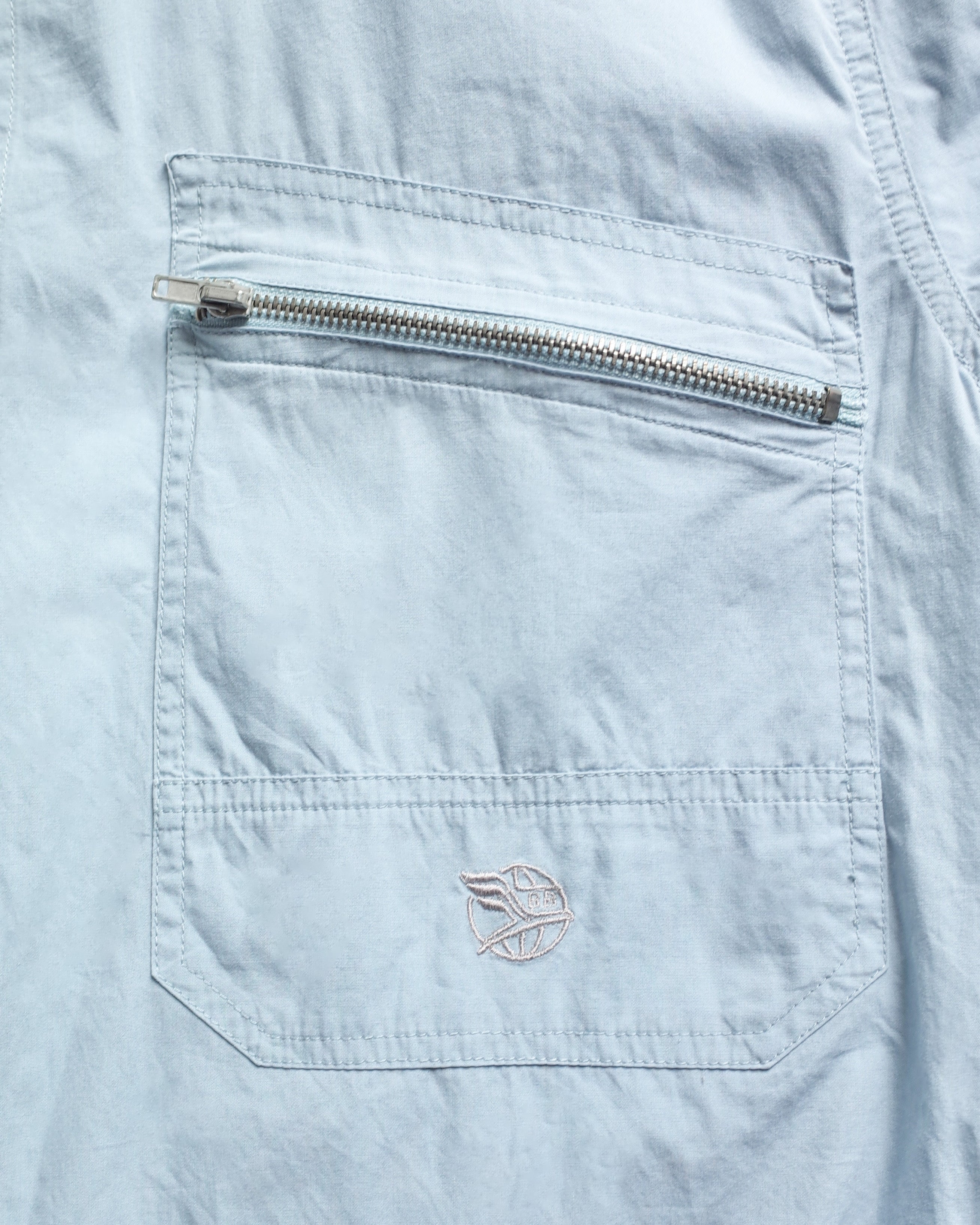 Used / ZIPPED PLAIN SHIRT