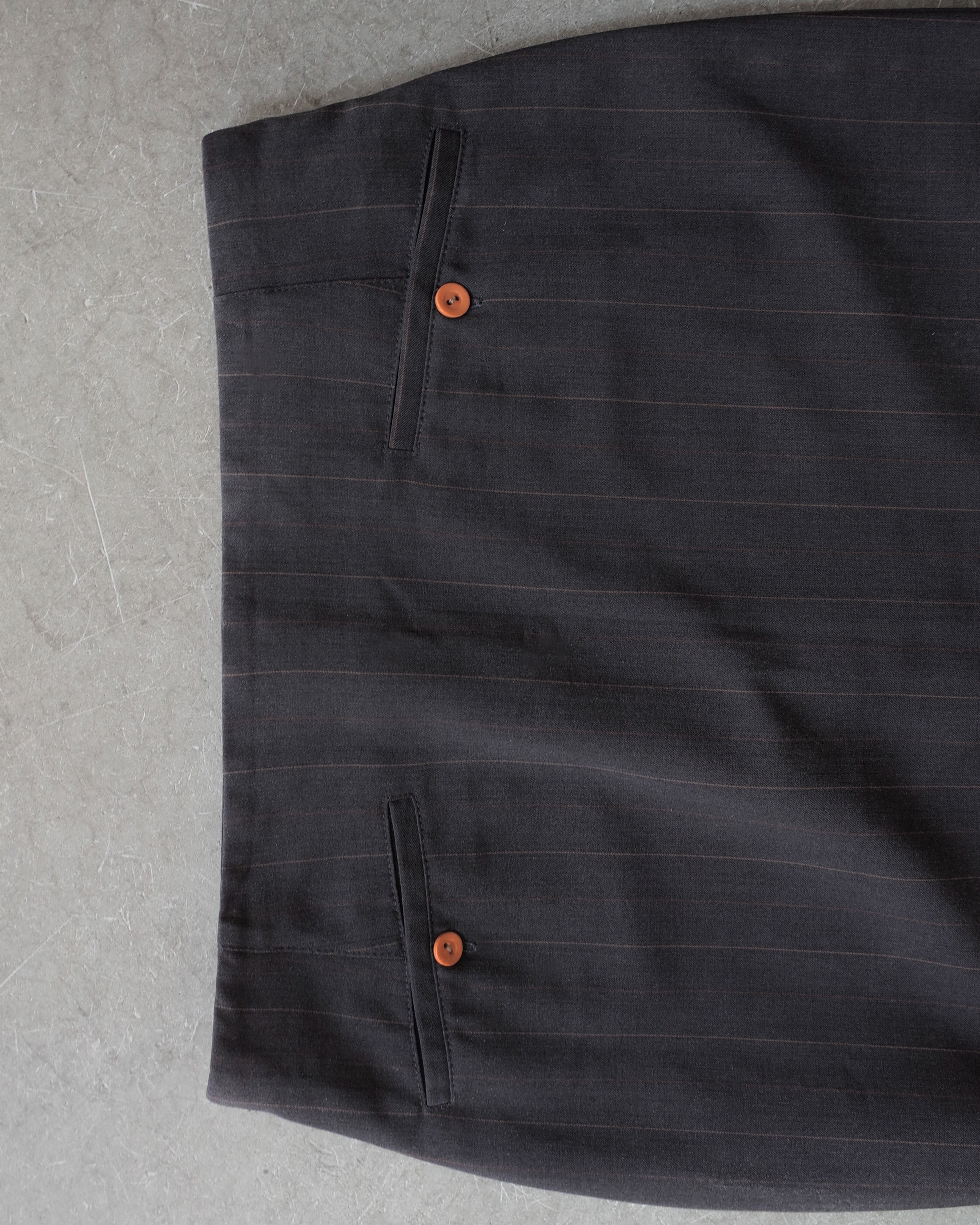 Used / STRIPED STRAIGHT SKIRT