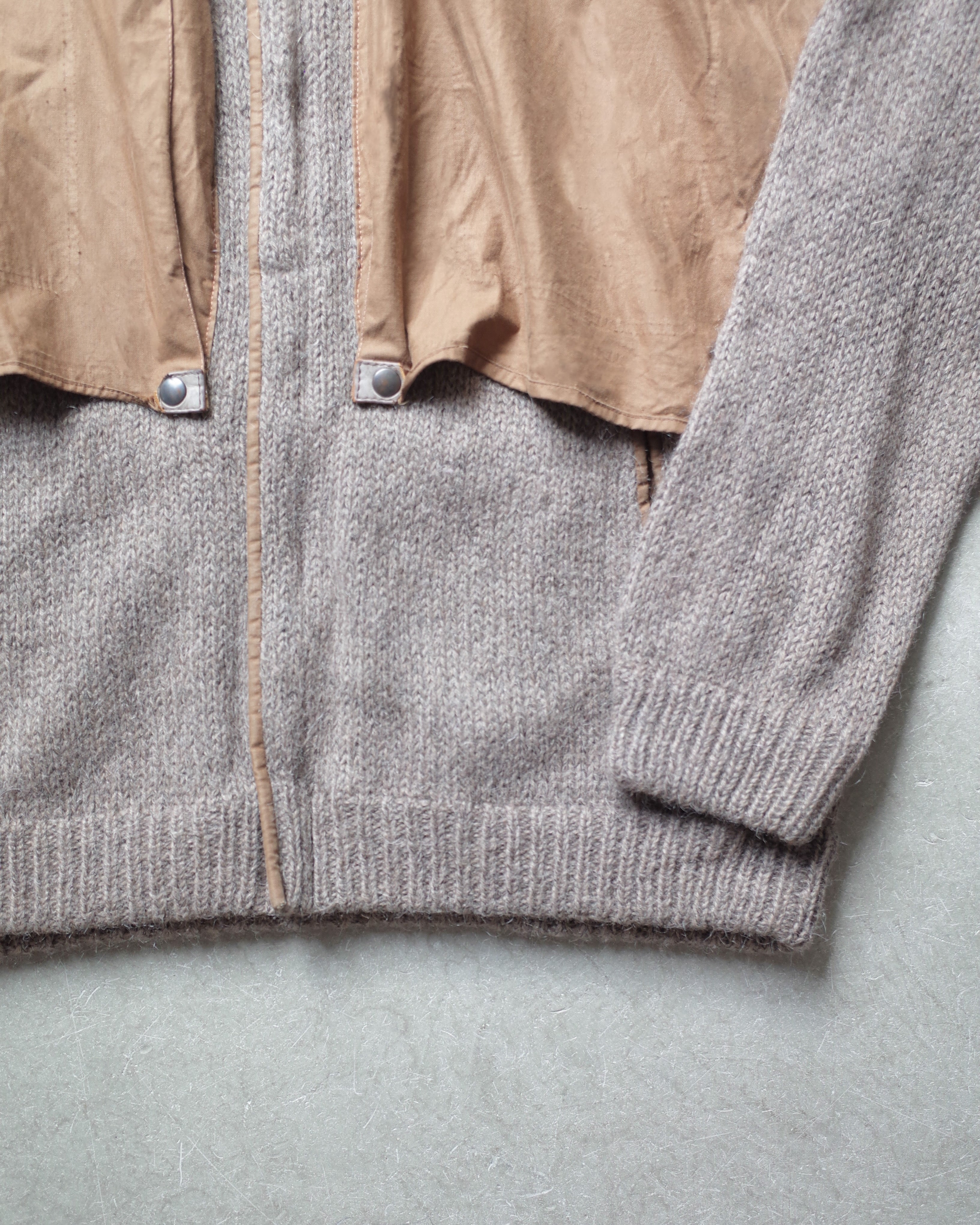 Used / ZIP UP KNIT JACKET