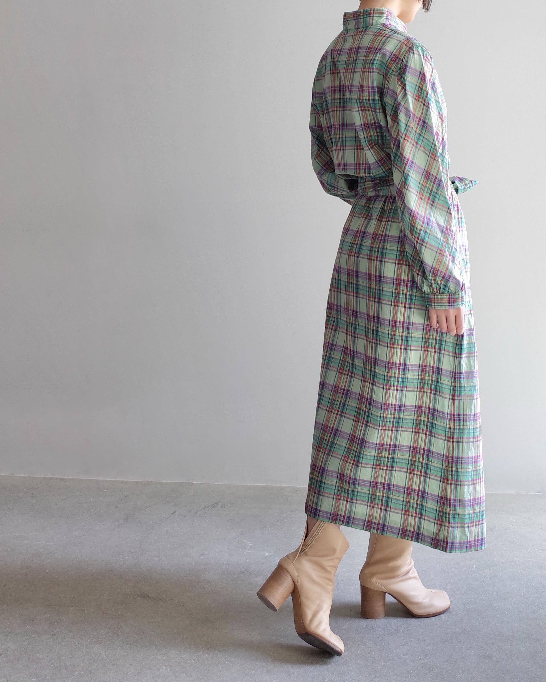 Used / PLEATS SHIRT ONEPIECE