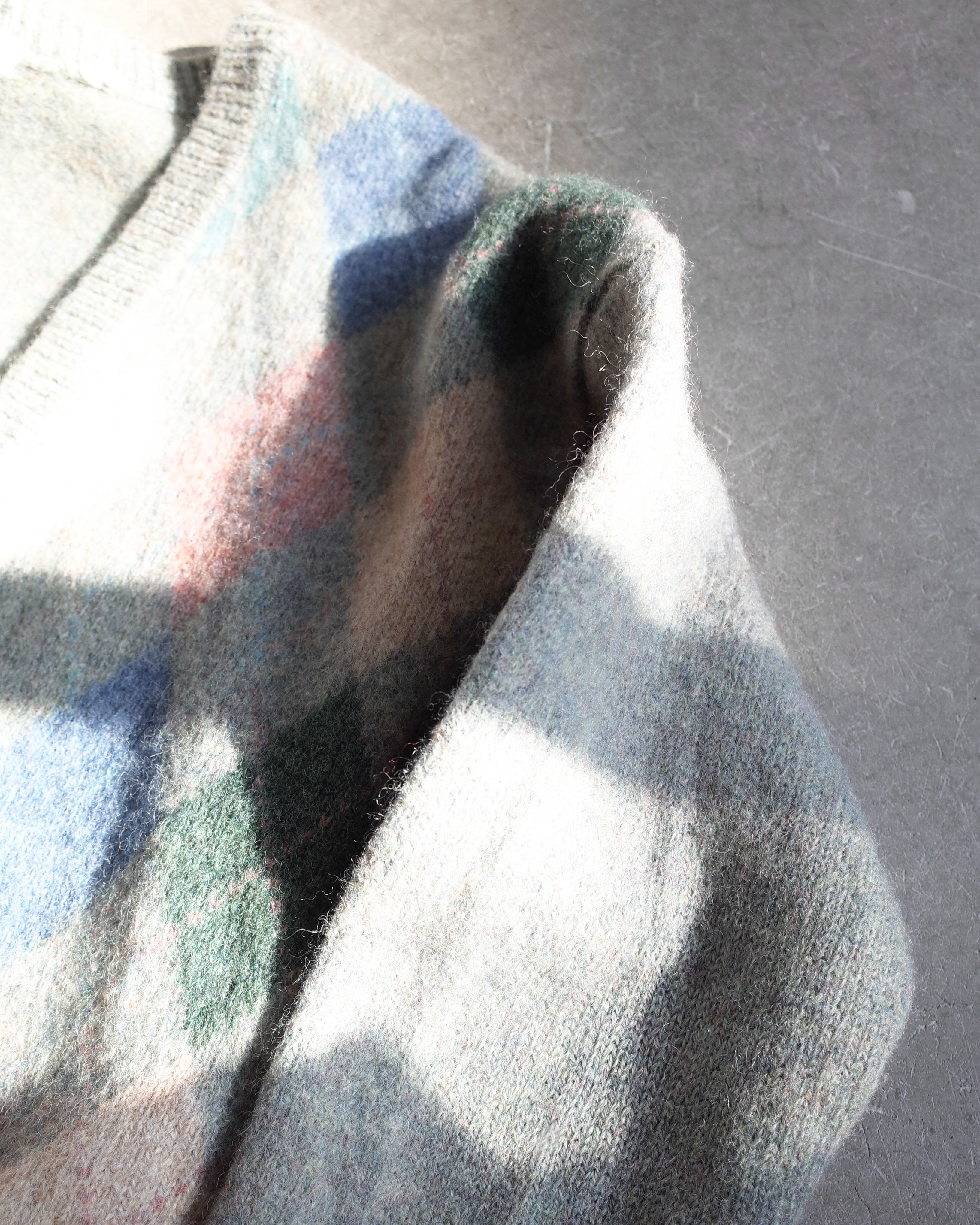Used / ARGYLE CARDIGAN