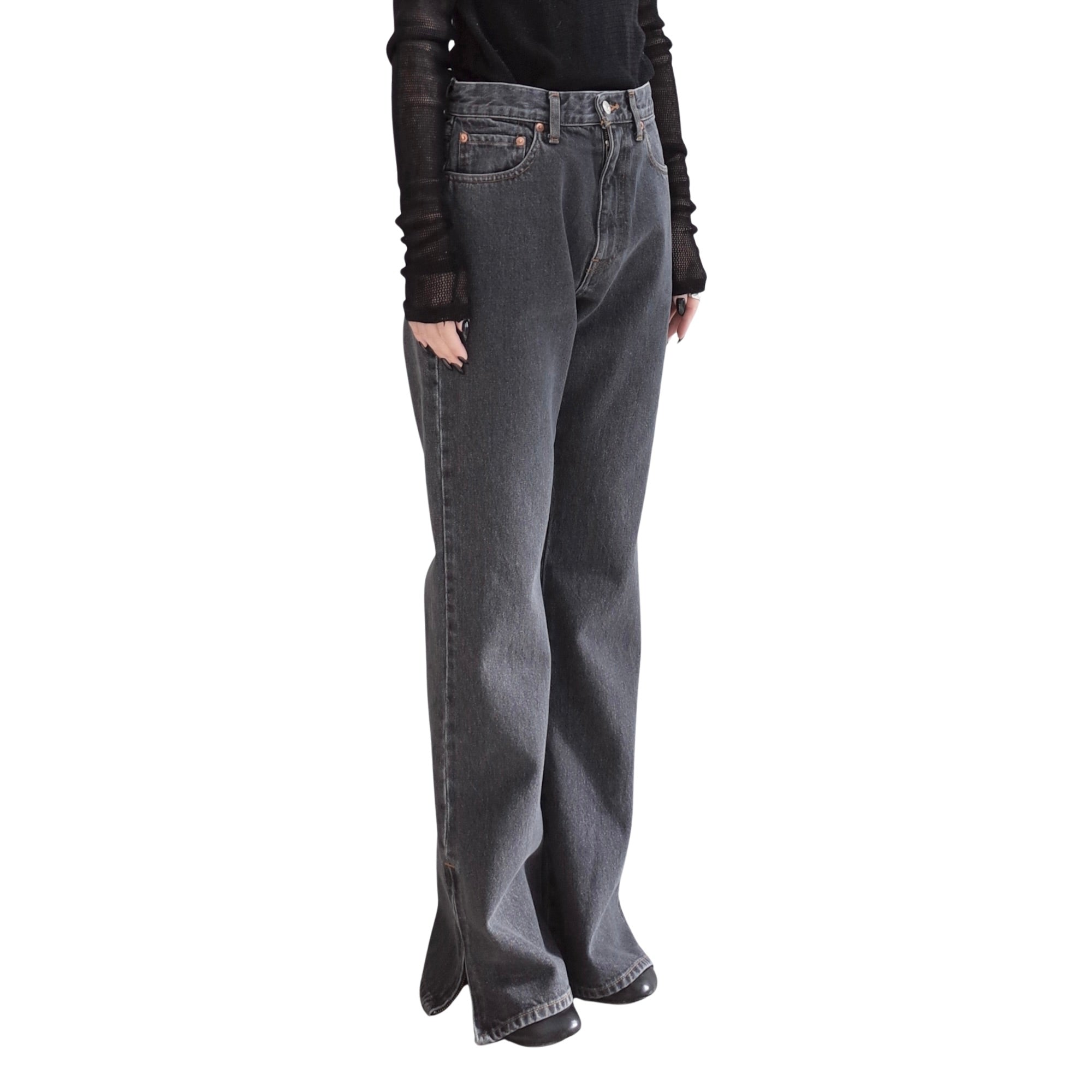 BOOTS CUT SIDE ZIP JEANS
