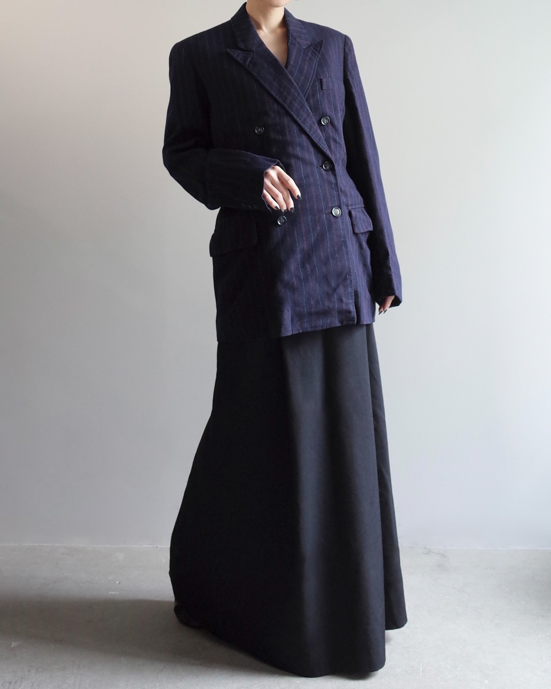 ★Used / STRIPED DOUBLE JACKET