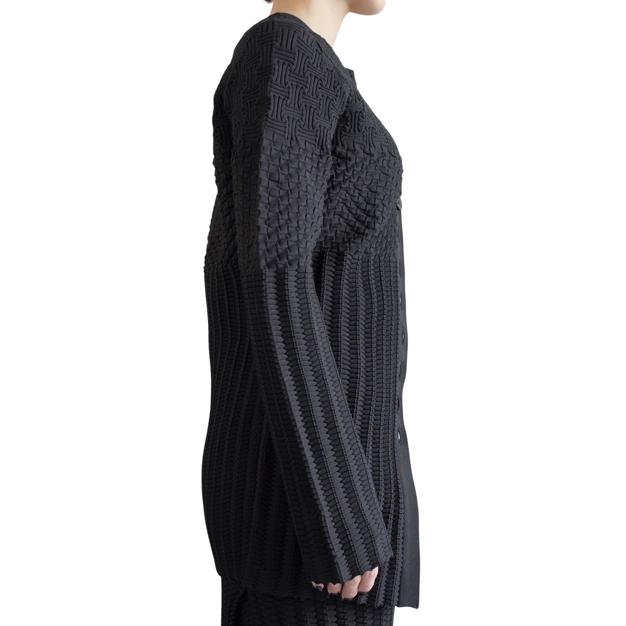 LINKS PATTERN CARDIGAN