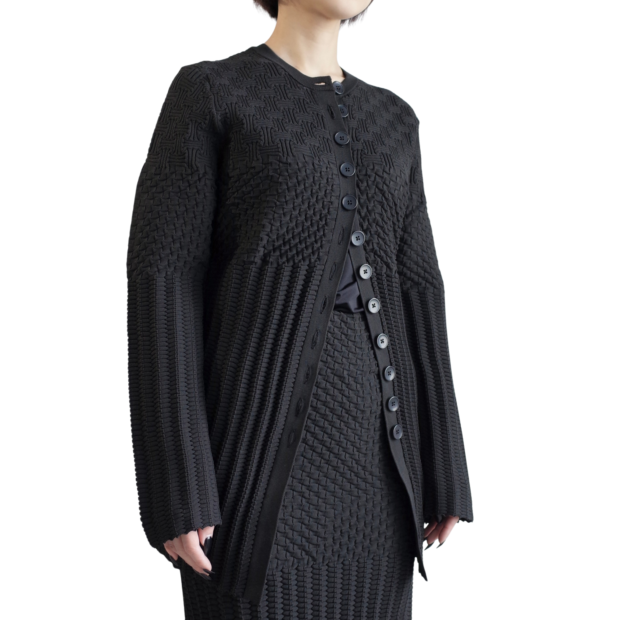 LINKS PATTERN CARDIGAN