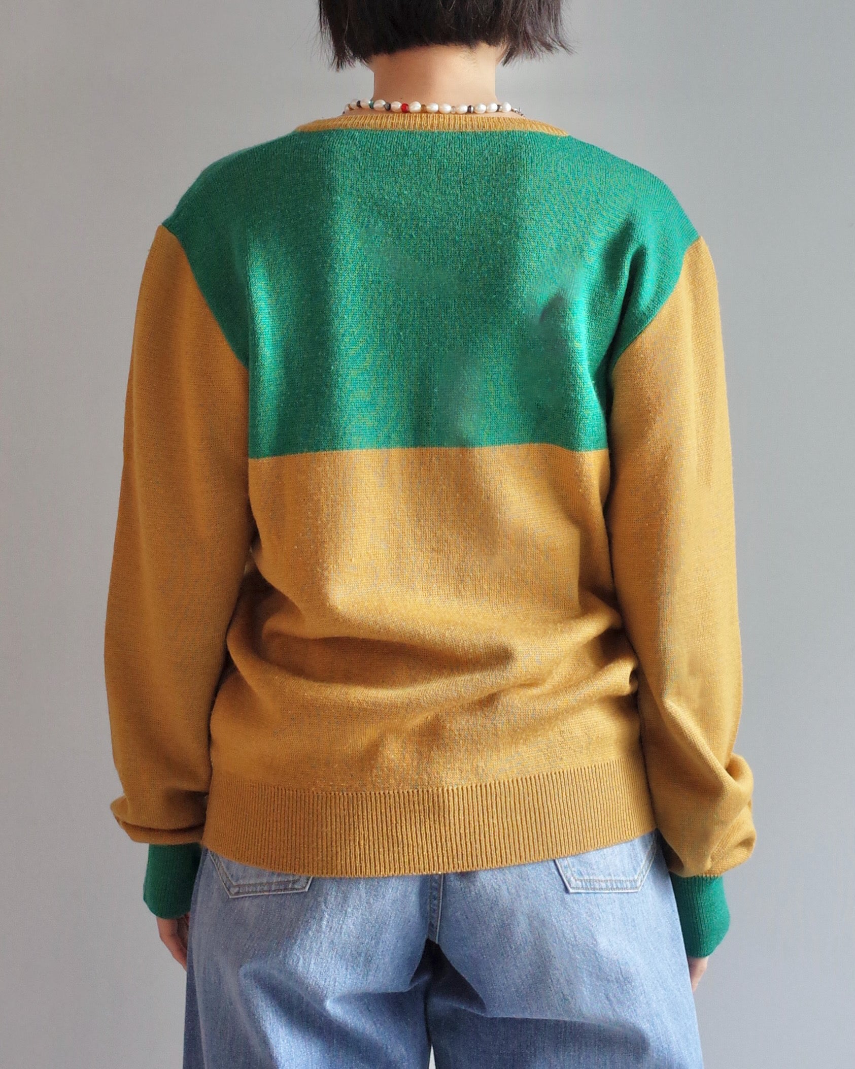Used / HENRYNECK MULCHCOLOR SWEATER