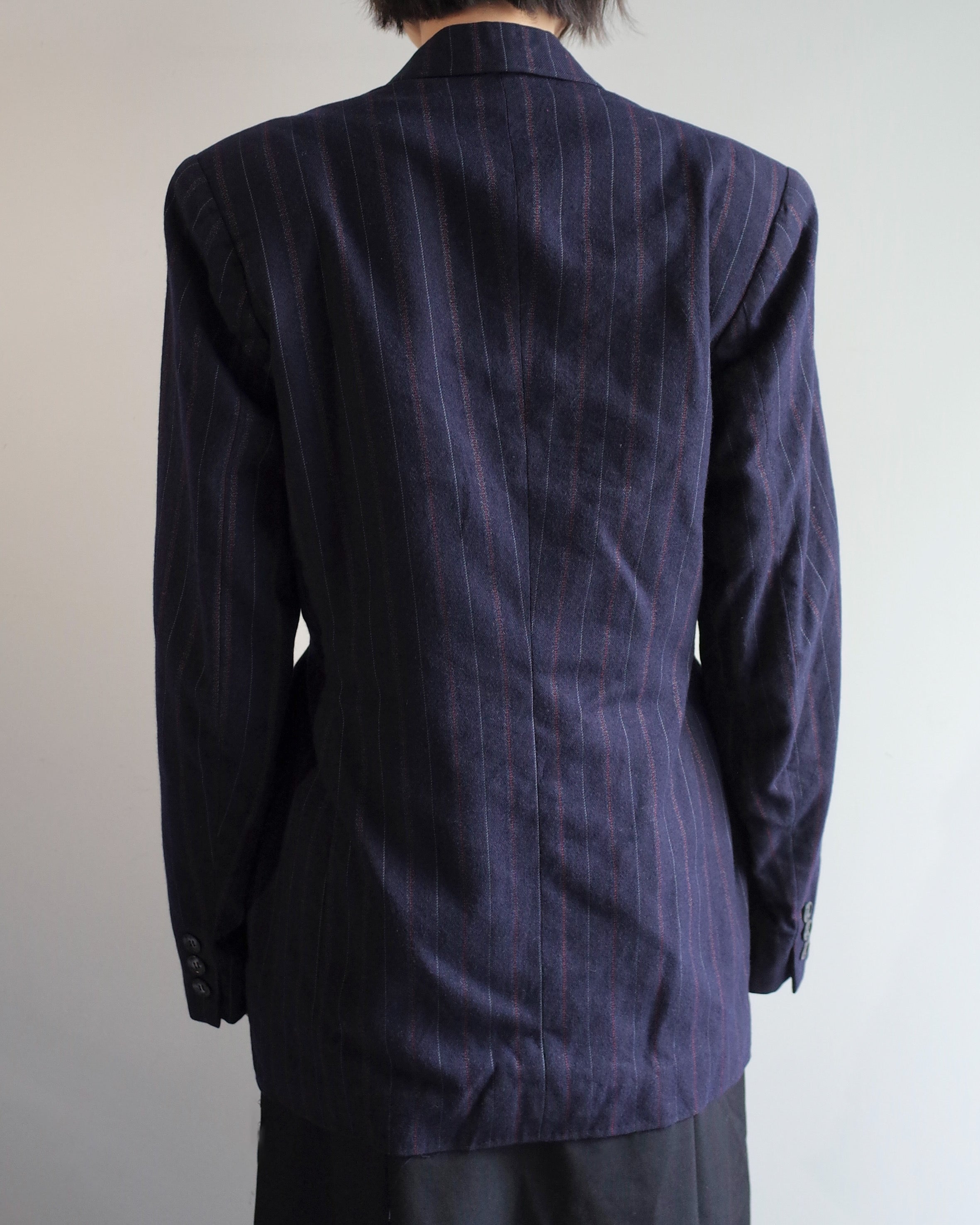 ★Used / STRIPED DOUBLE JACKET