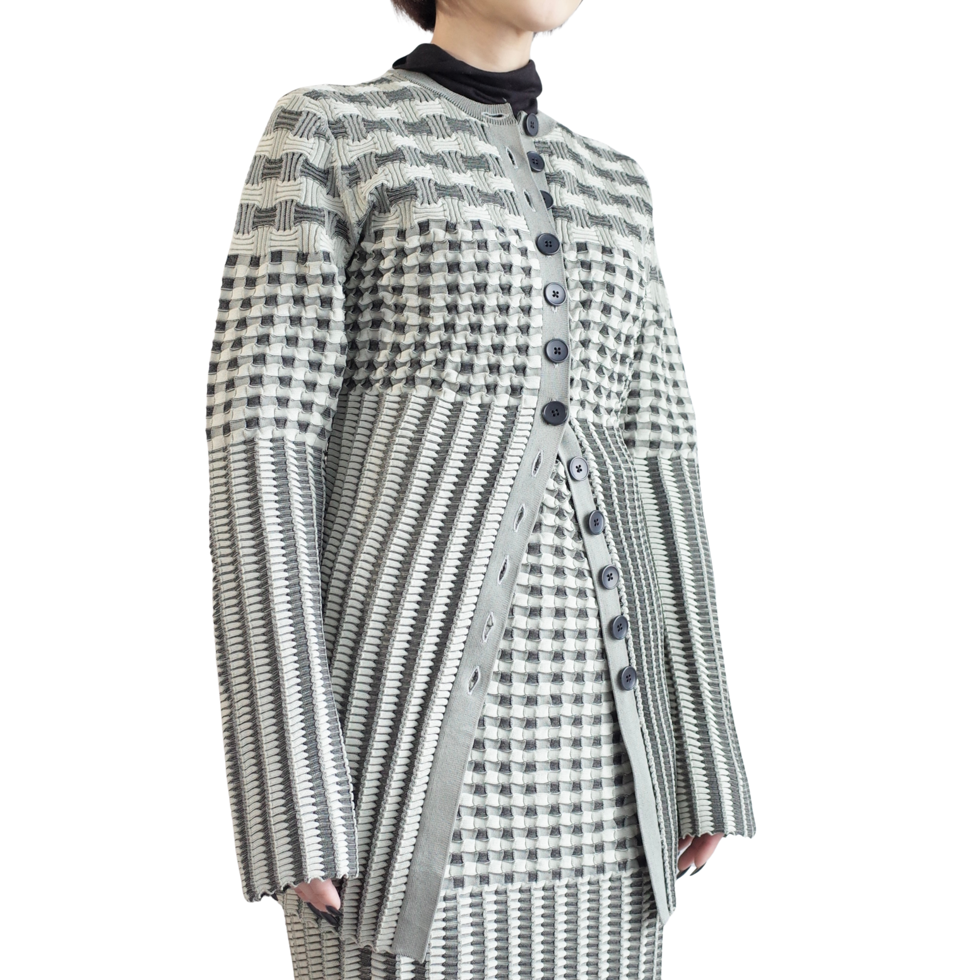 LINKS PATTERN CARDIGAN
