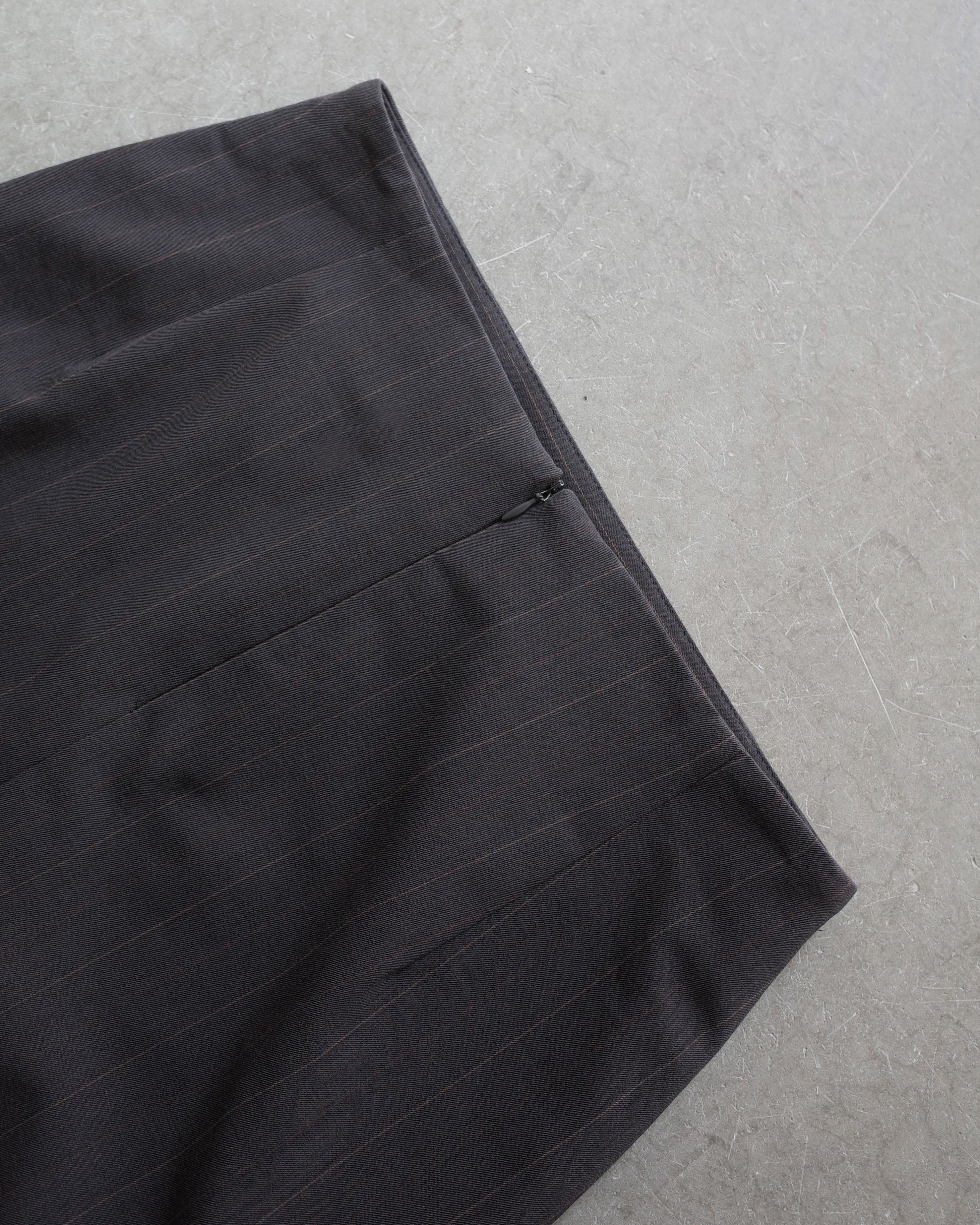 Used / STRIPED STRAIGHT SKIRT