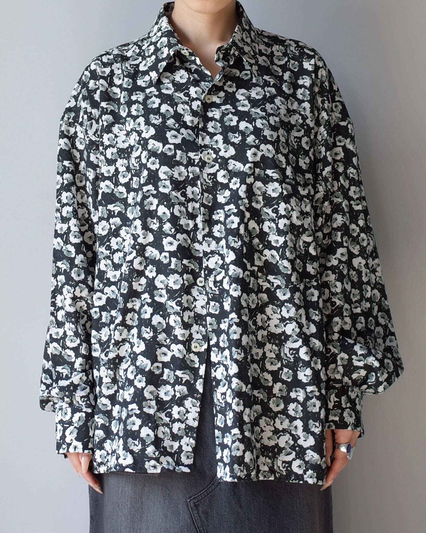 Used / FLOWER PATTERN BLOUSE
