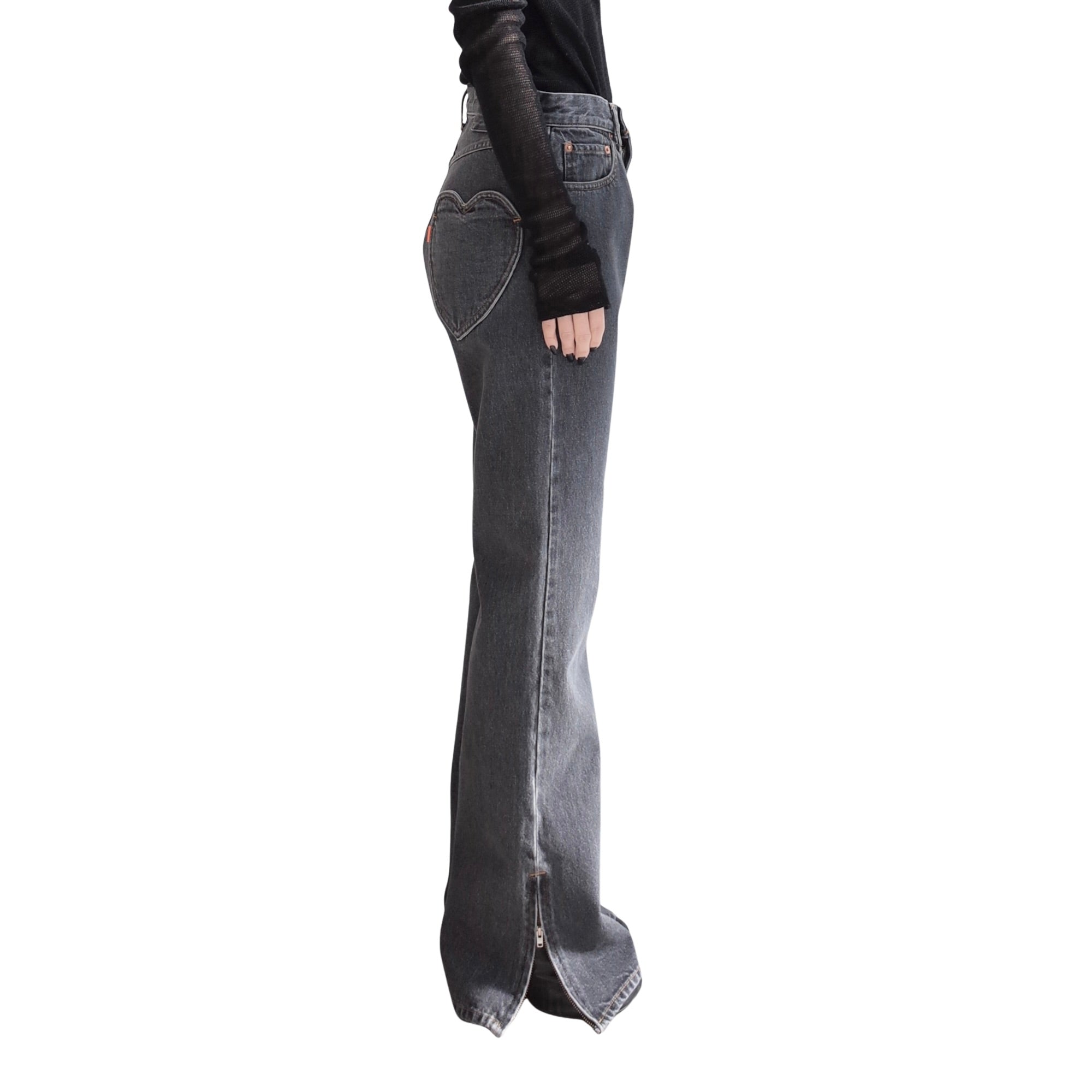 BOOTS CUT SIDE ZIP JEANS