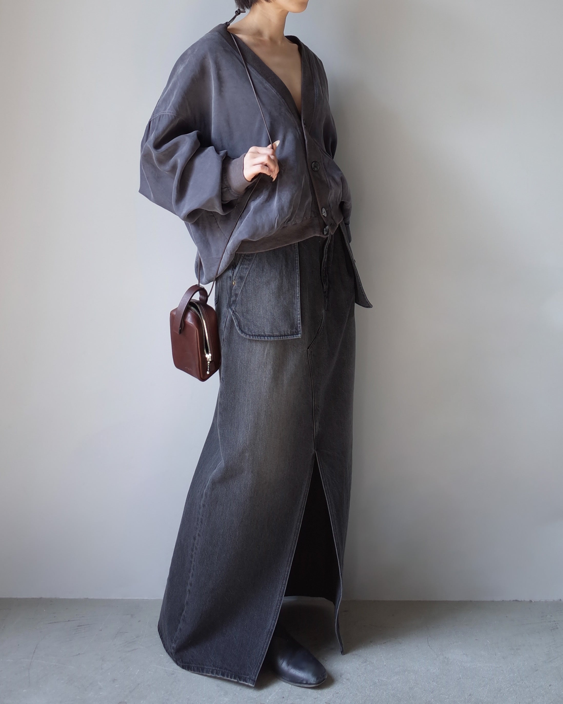 Used / SILK CARDIGAN