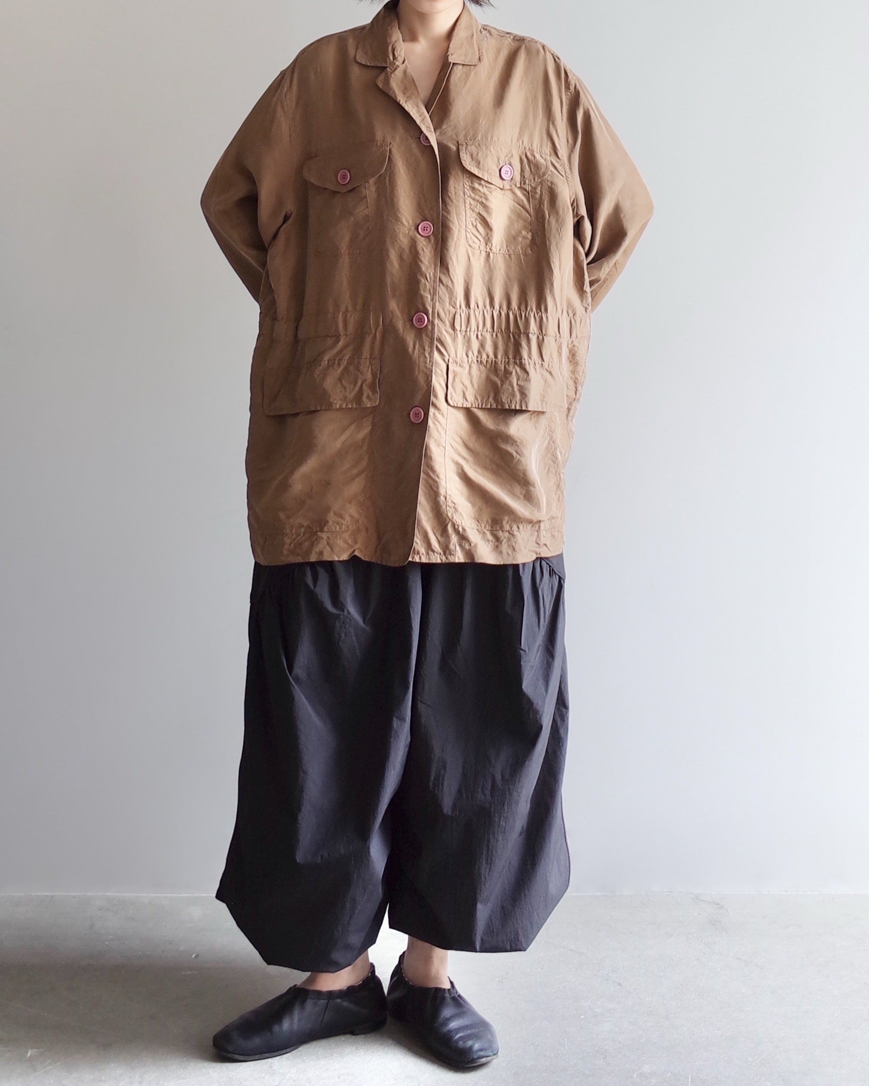 Used / SILK SHIRT JACKET