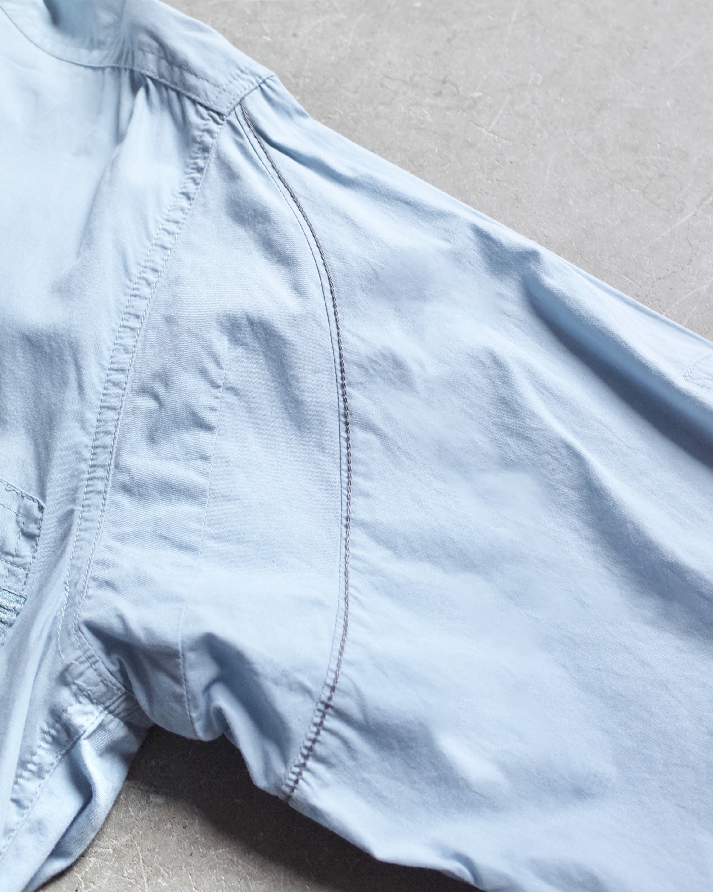 Used / ZIPPED PLAIN SHIRT