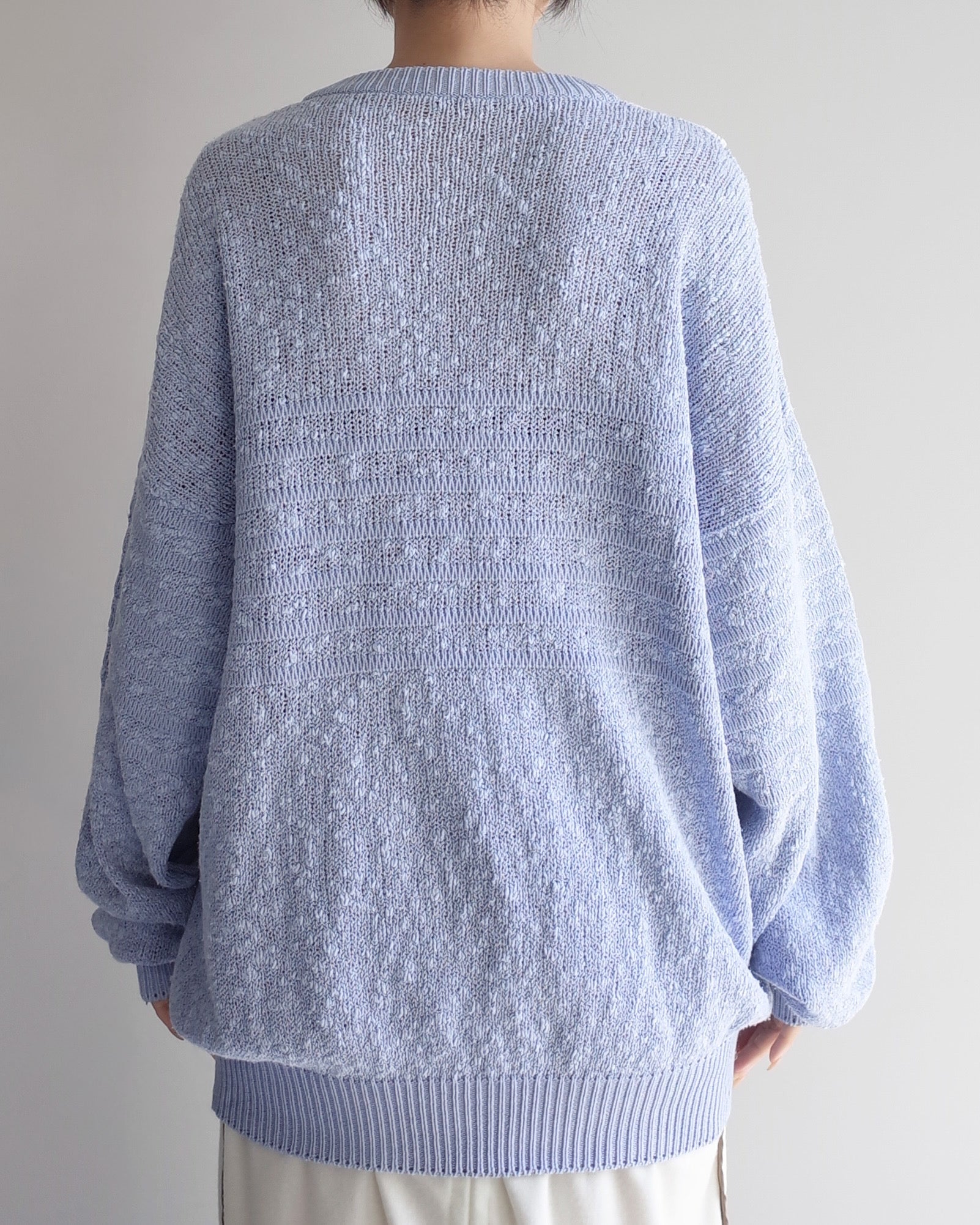 Used / V NECK KNIT PULLOVER