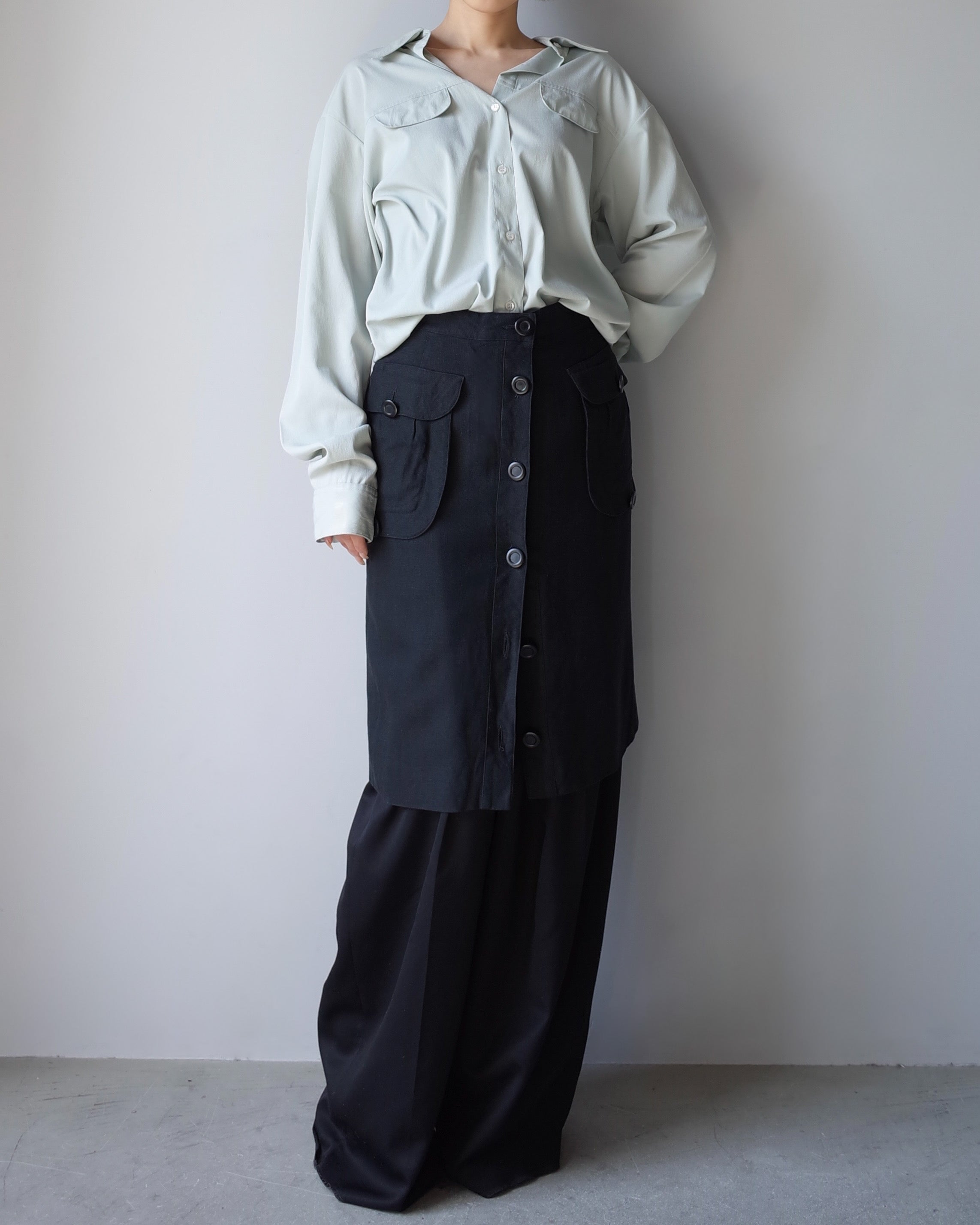 Used / FLAP POCKET MILITARY SHIRT