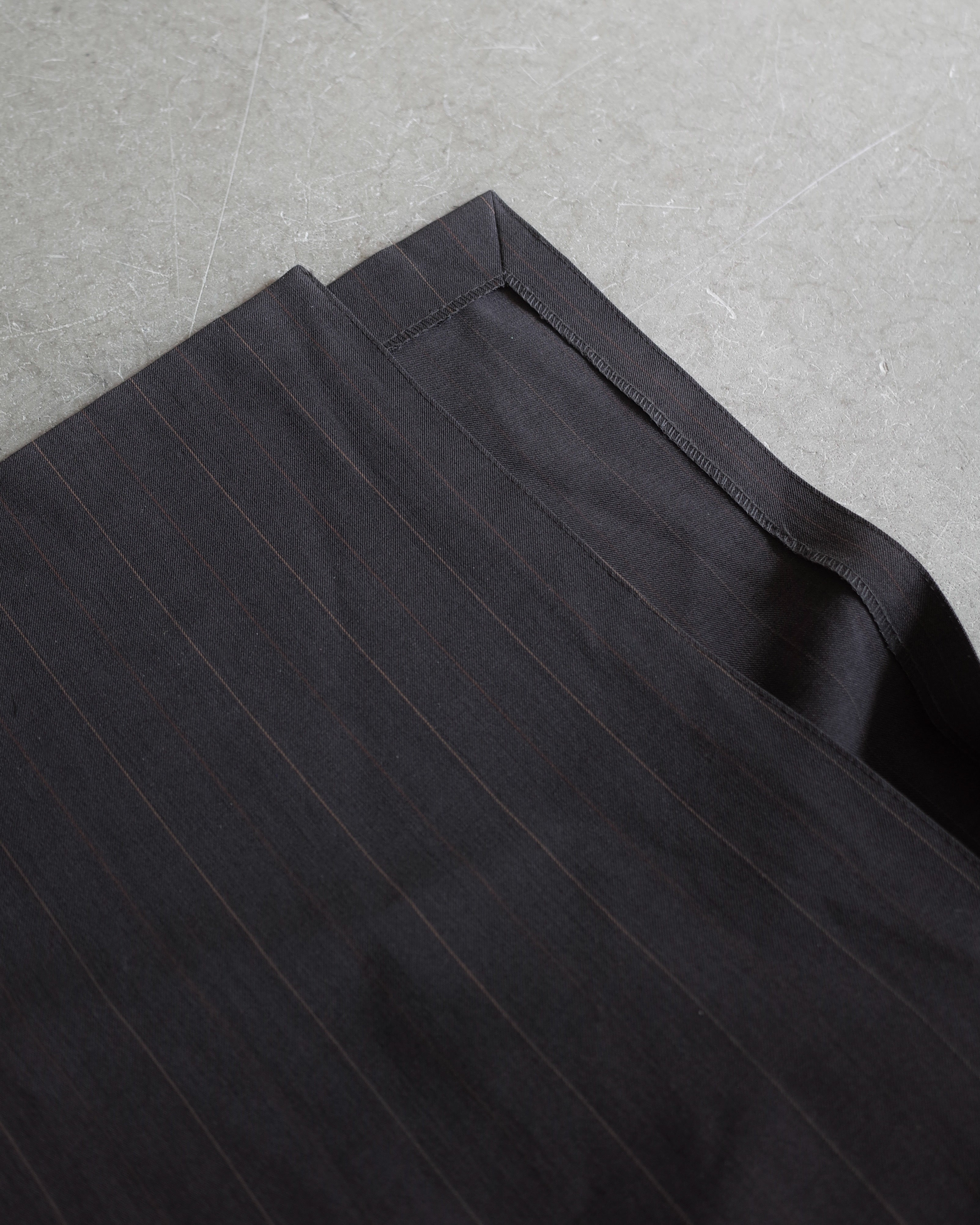 Used / STRIPED STRAIGHT SKIRT