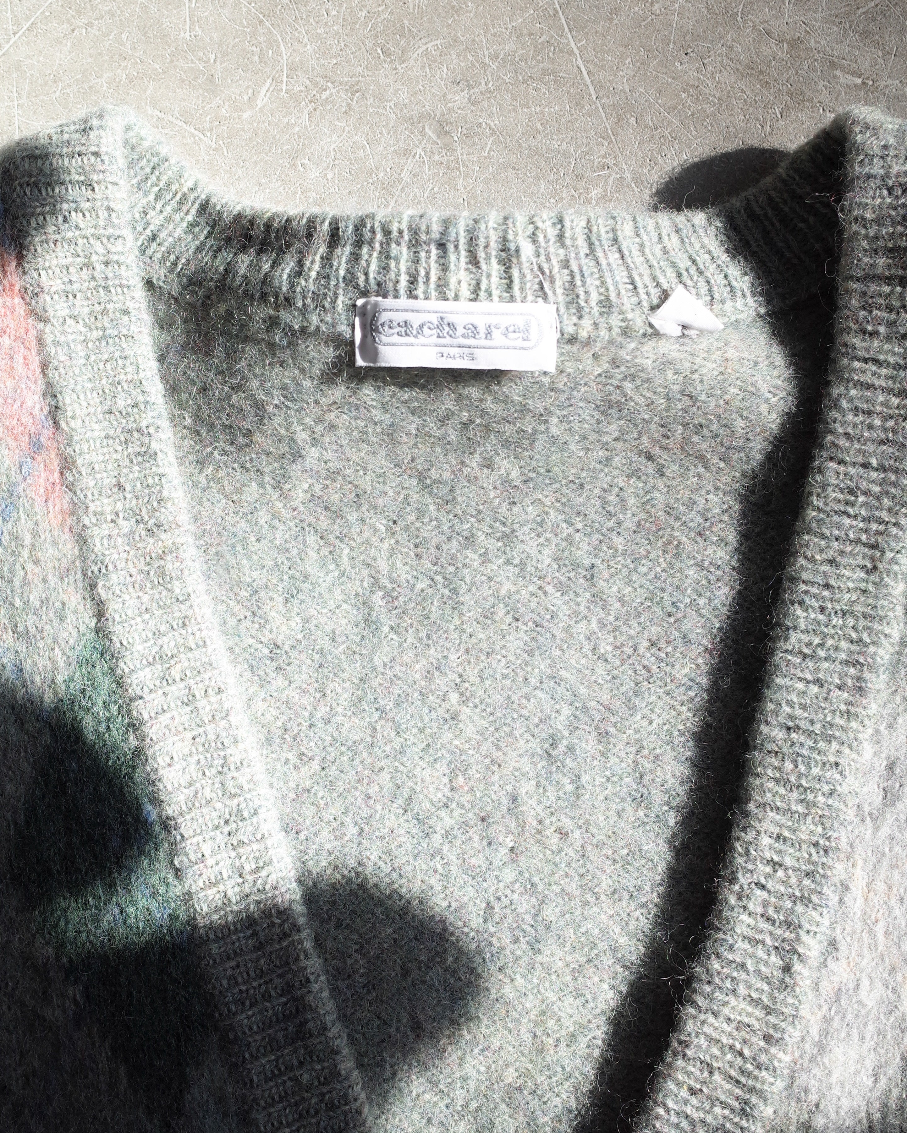 Used / ARGYLE CARDIGAN