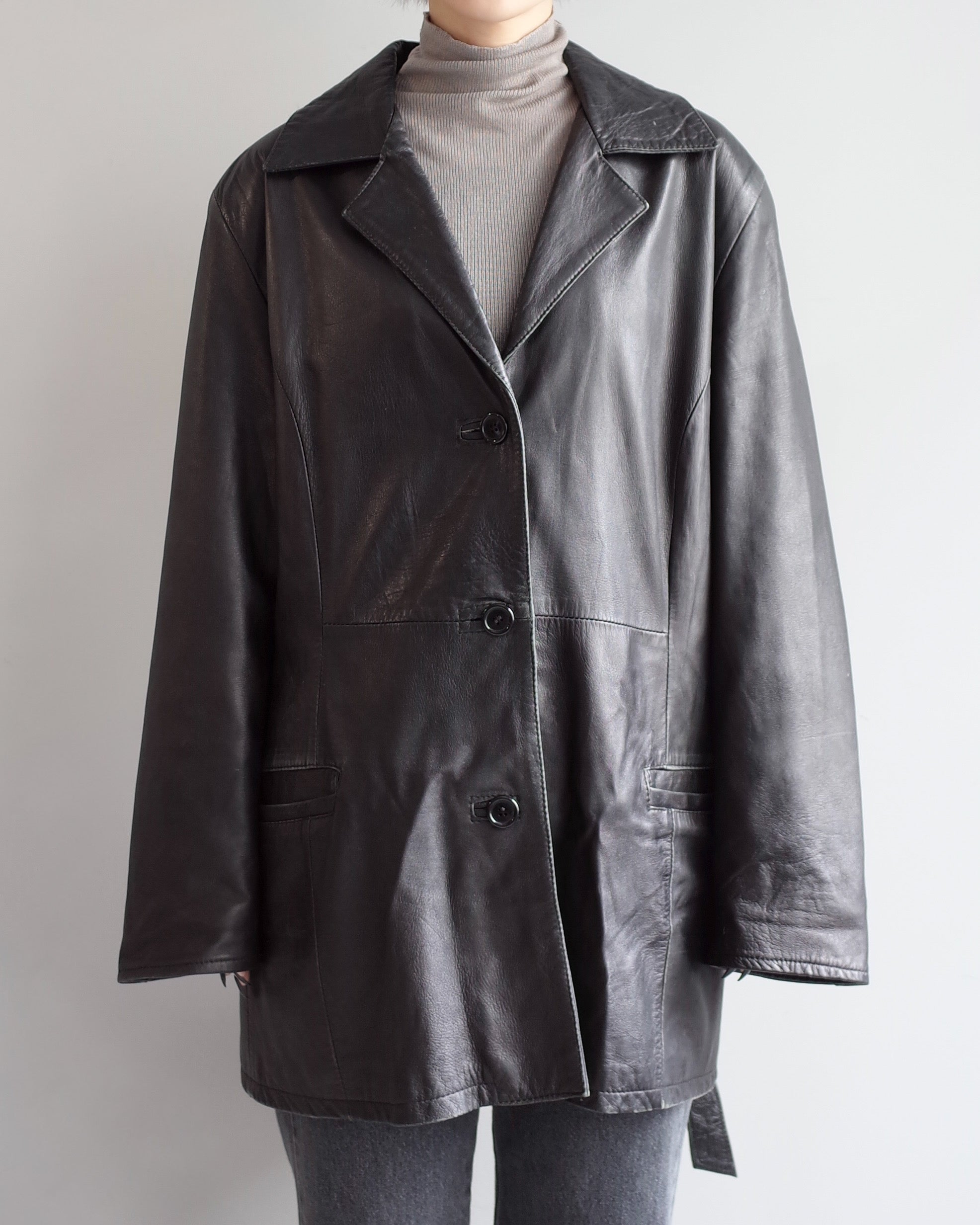 Used / LEATHER JACKET