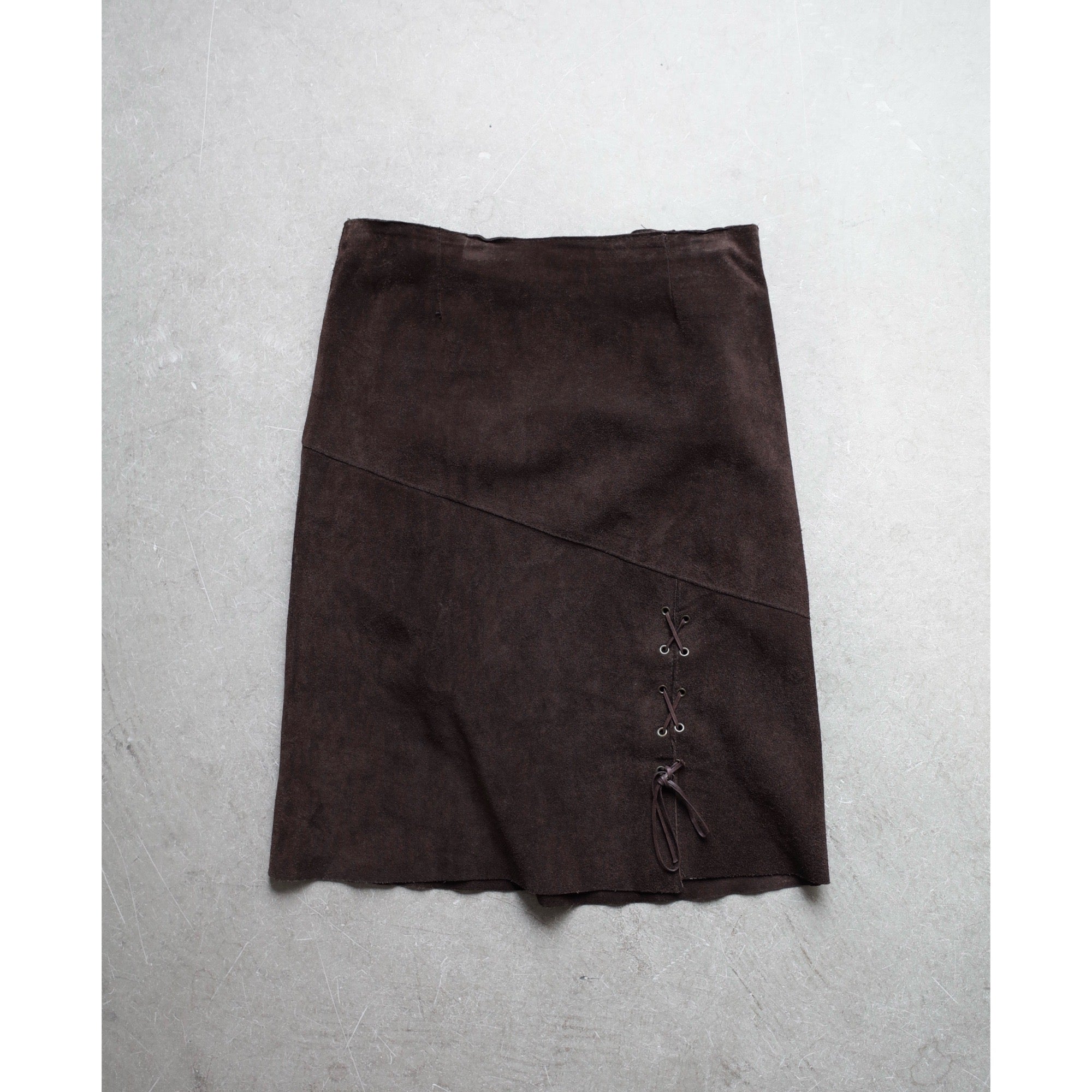 Used / LEATHER SKIRT