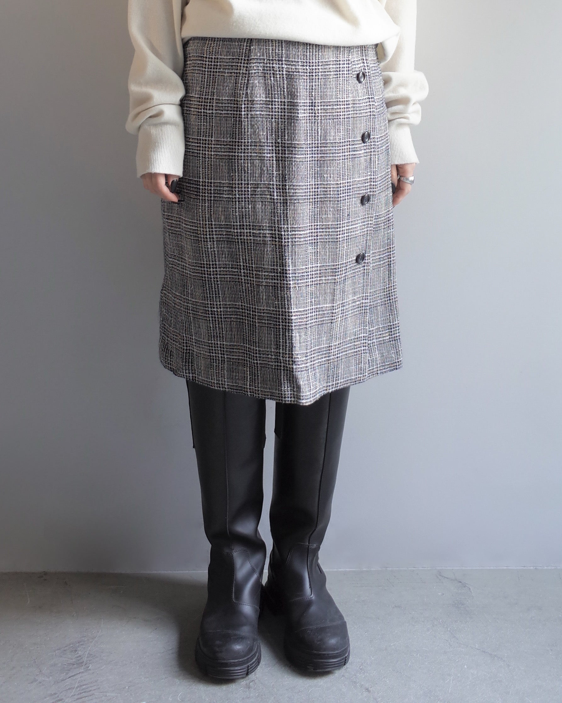 Used / CHECK SKIRT