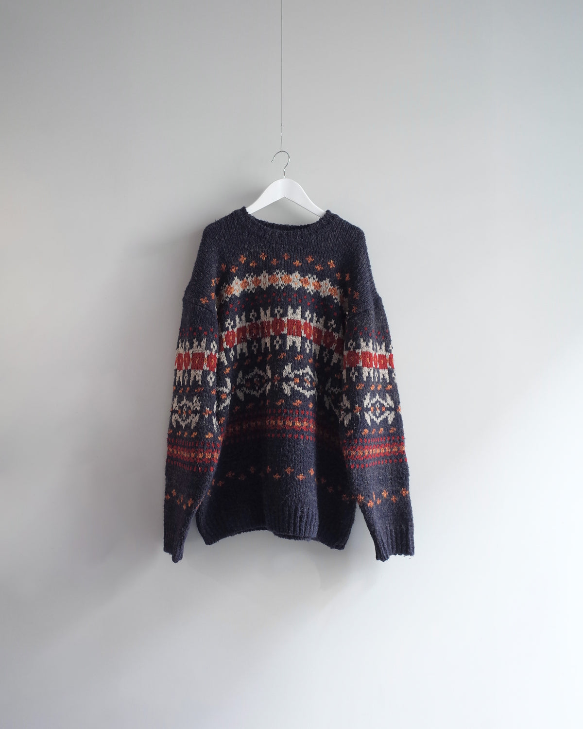 Used / NORDIC KNIT SWEATER