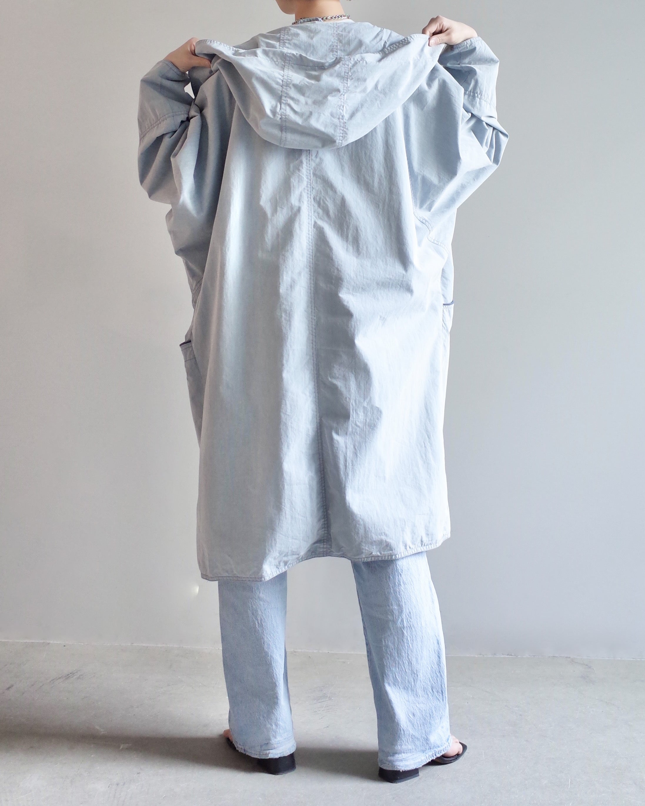 Used / HOODED COTTON COAT