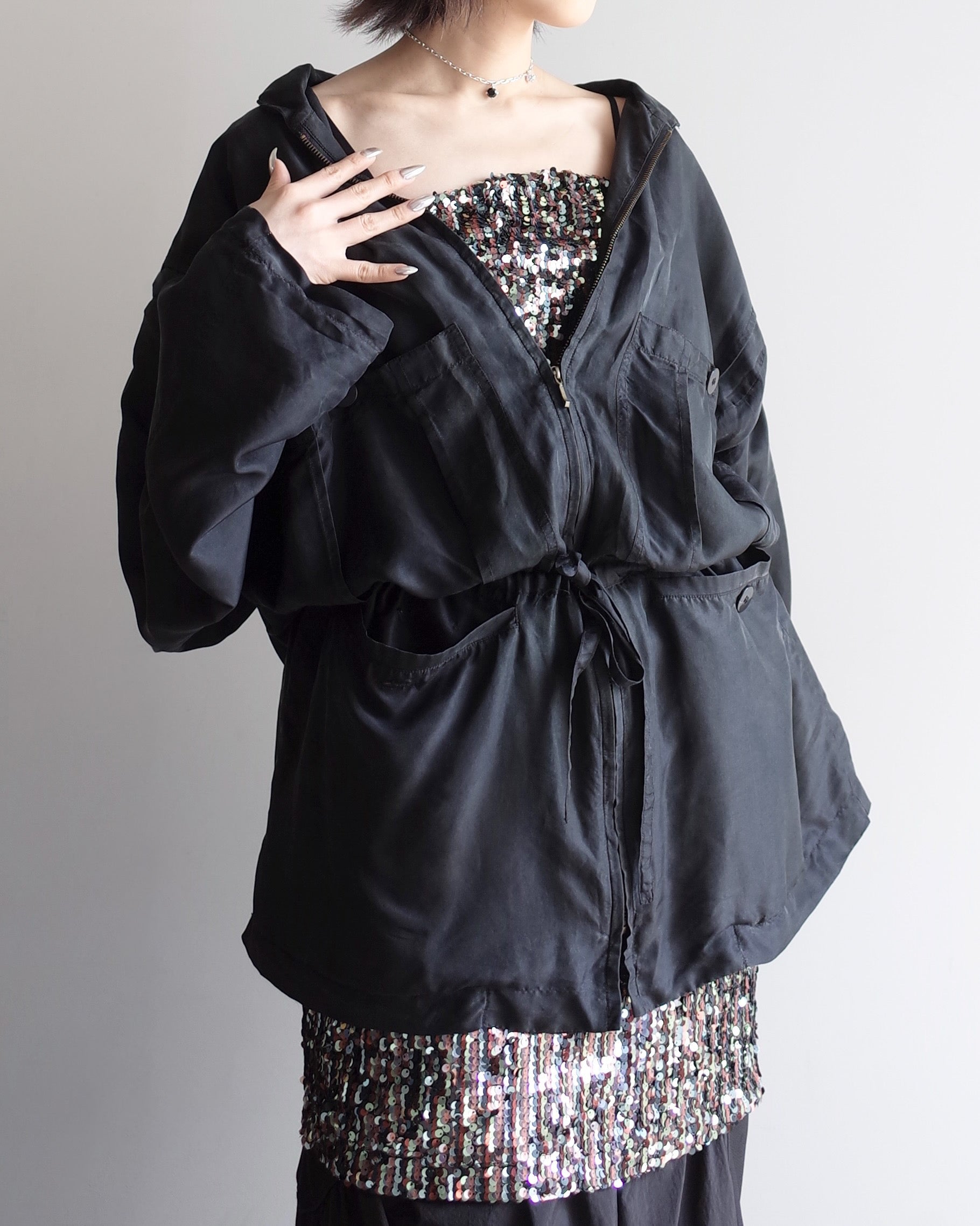 Used / SILK BLOUSON