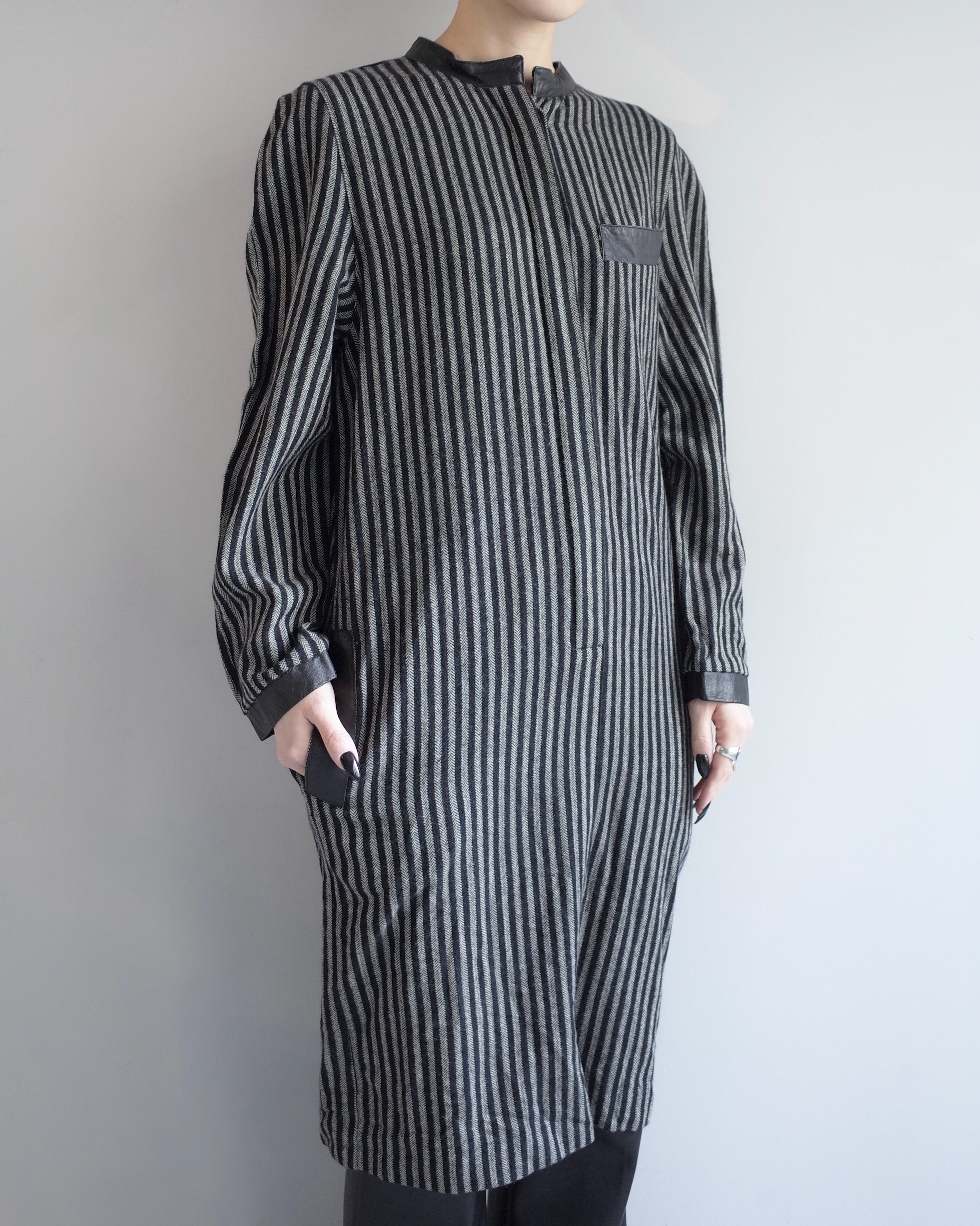 Used / LEATHER COMBO ONE PIECE