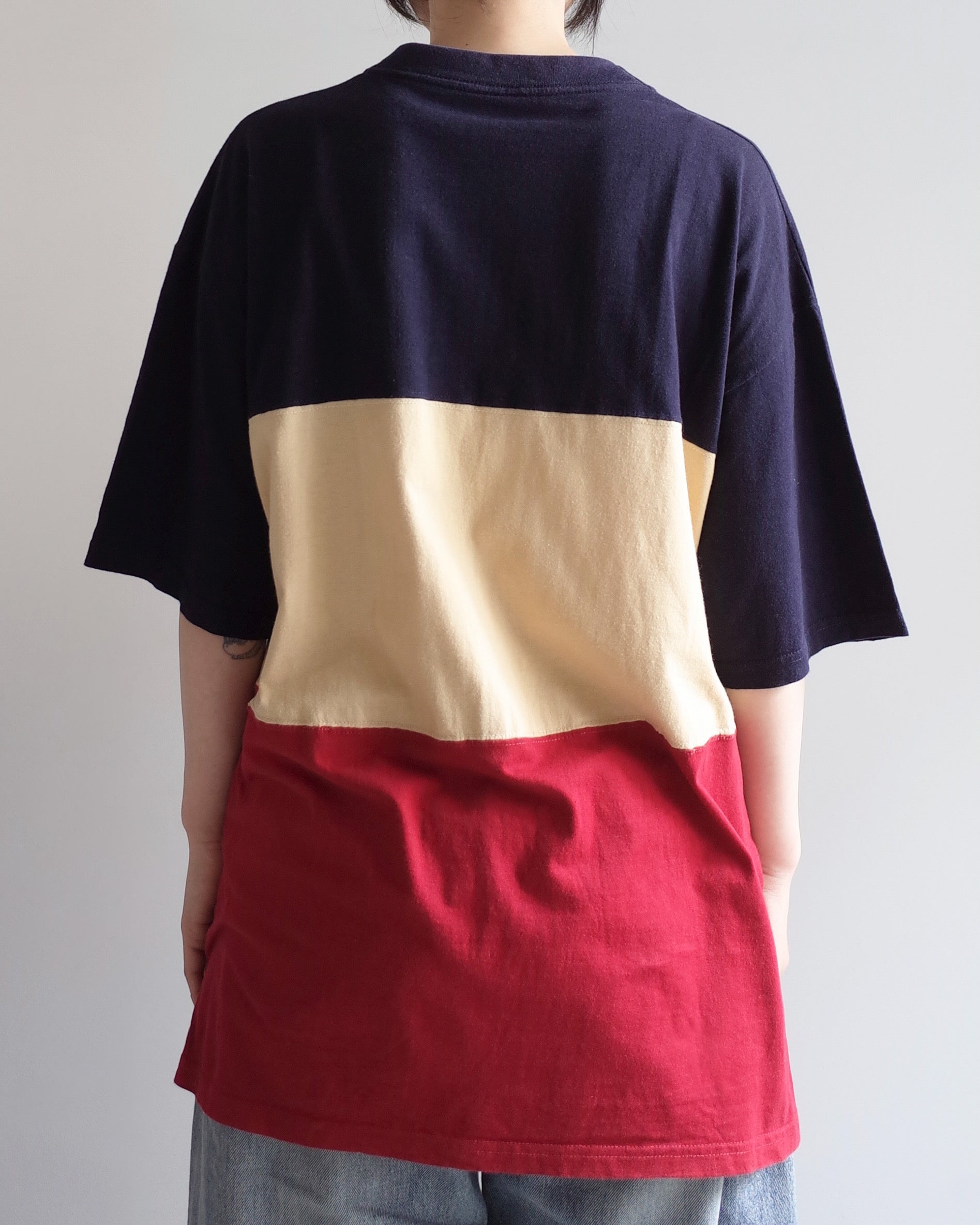 Used / PANEL BOARDER T-SHIRT