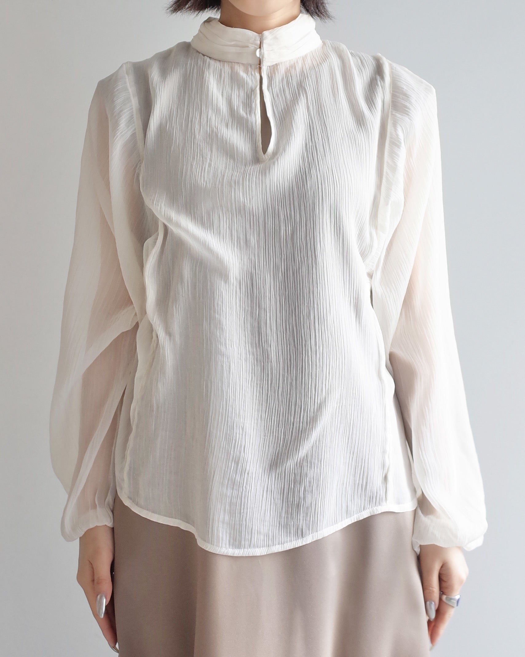 Used / REVERSIBLE CHIFFON BLOUSE
