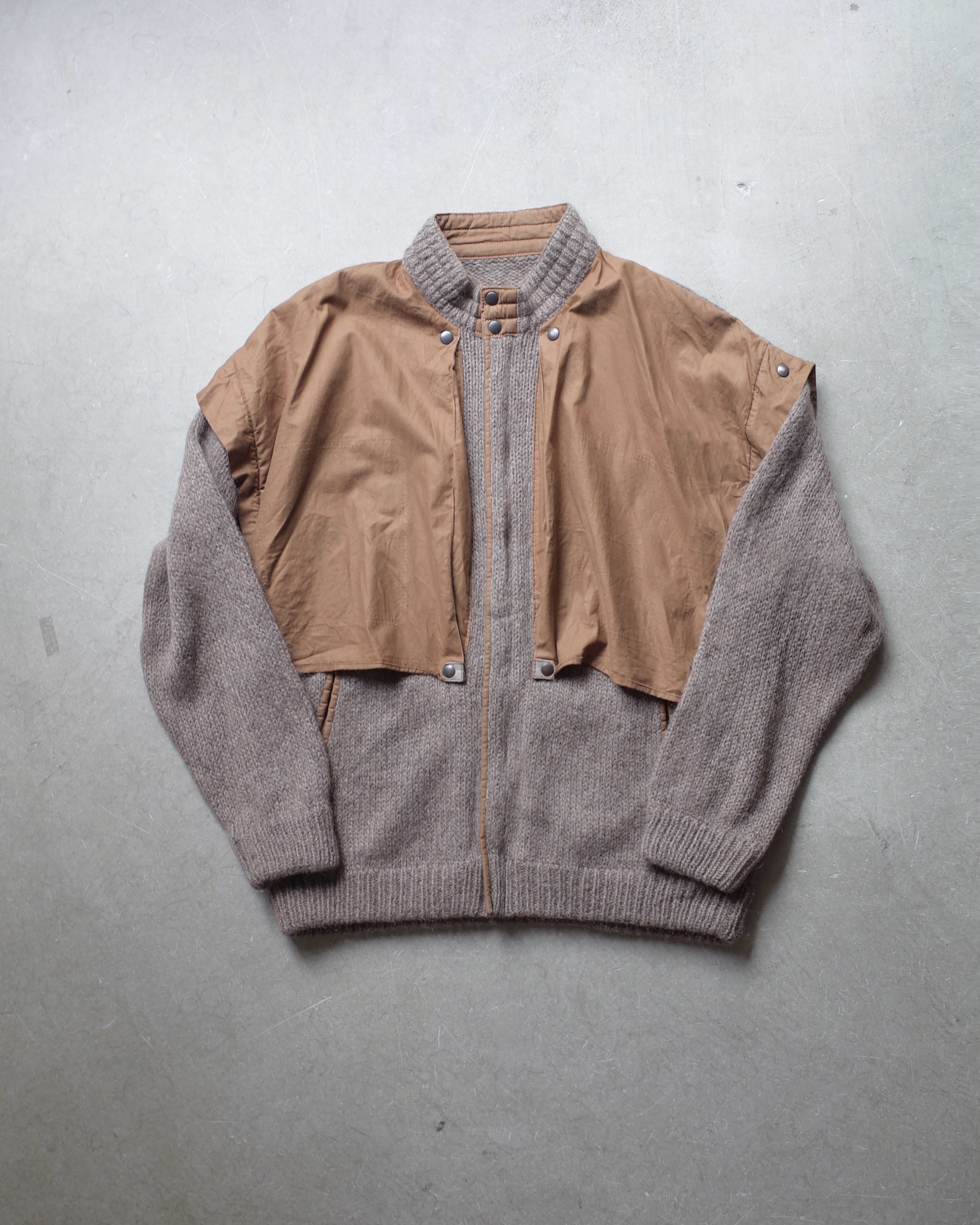 Used / ZIP UP KNIT JACKET