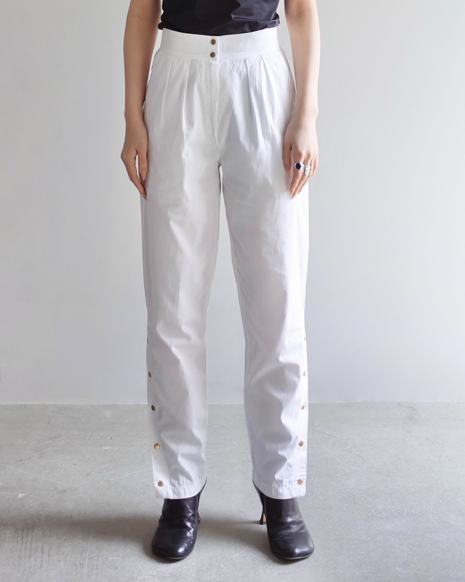 Used / SIDE SLIT TAPERED PANTS