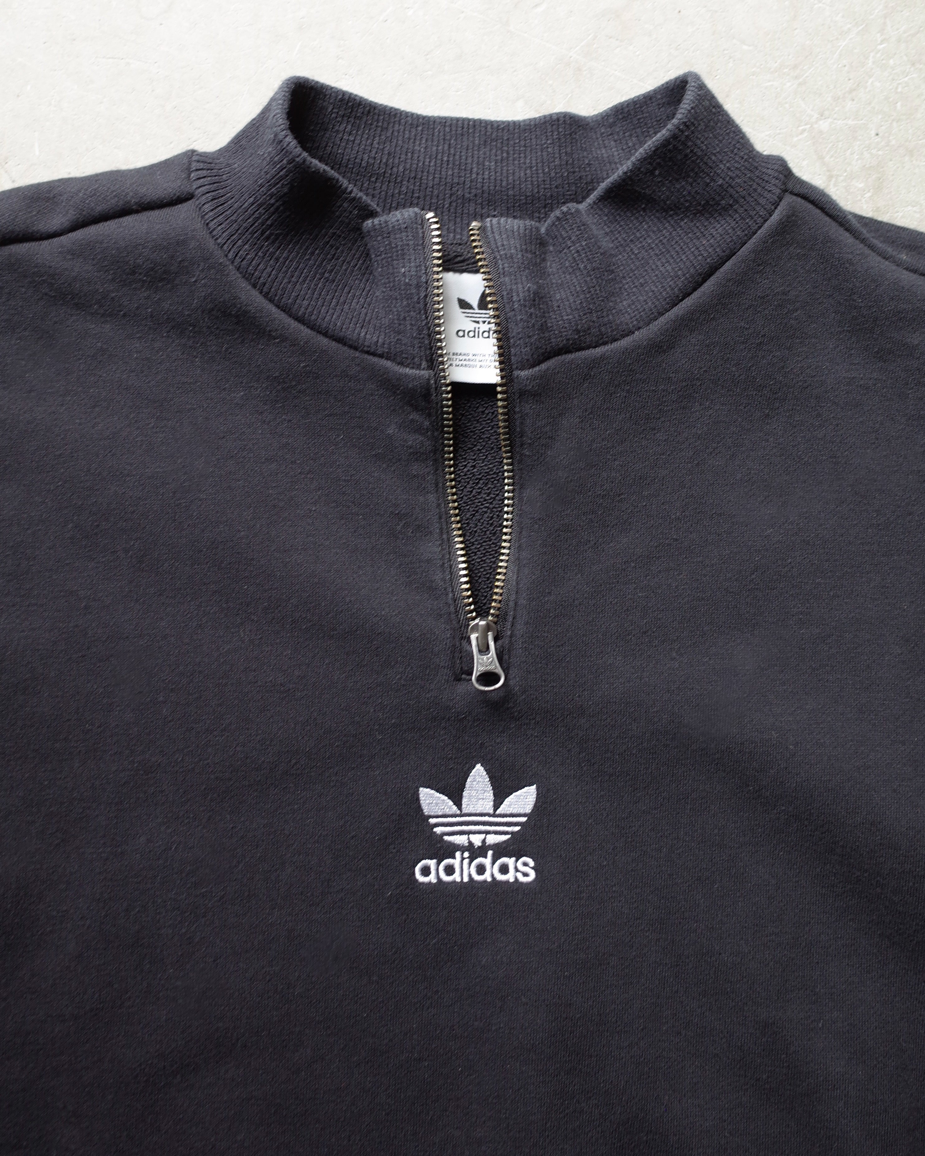Used / adidas HALFZIP SWEAT SHIRT
