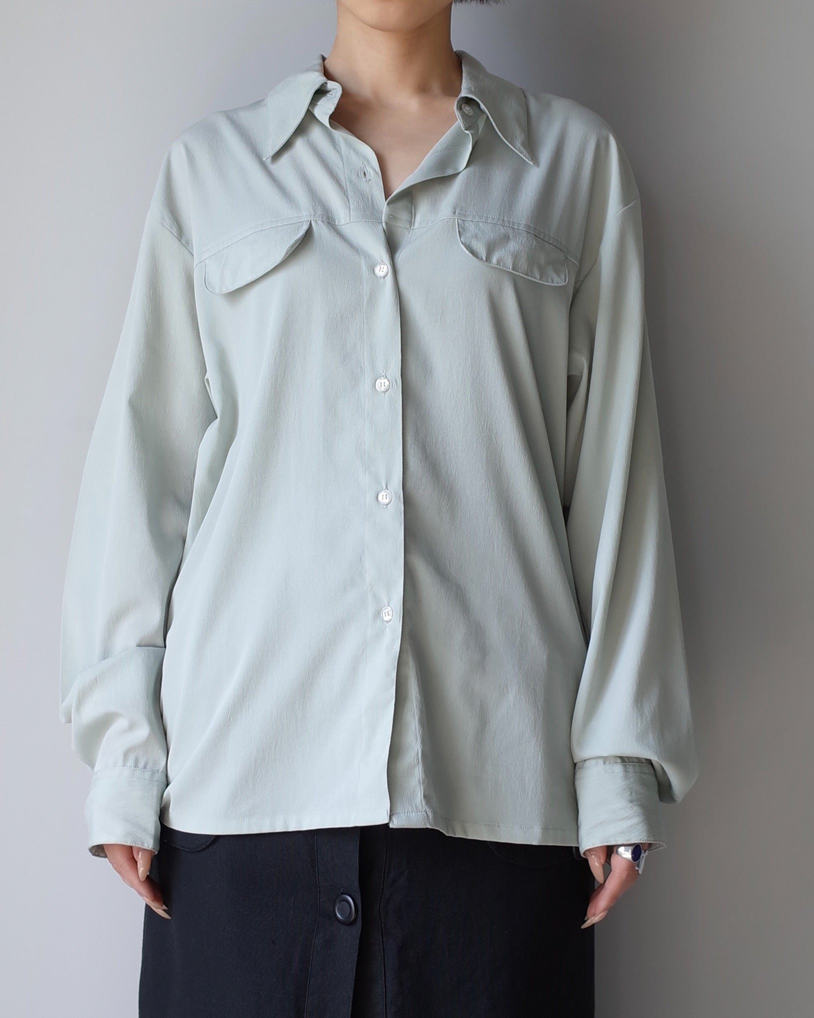 Used / FLAP POCKET MILITARY SHIRT