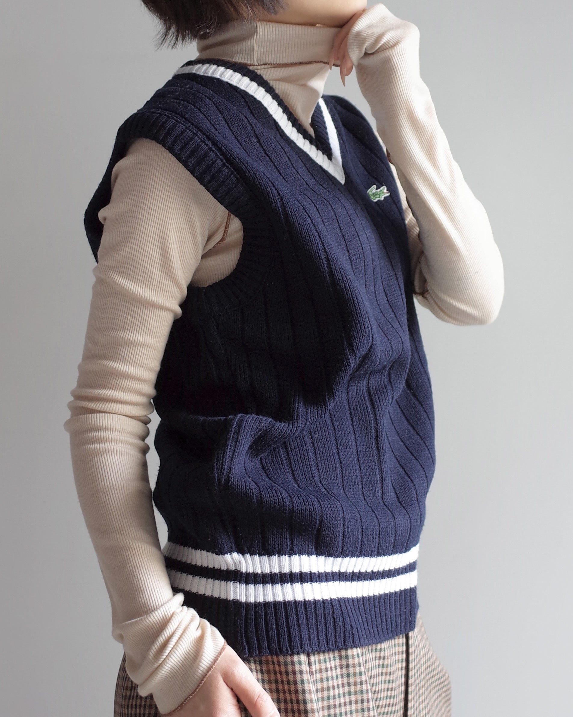 Used / 70s Lacoste KNIT VEST