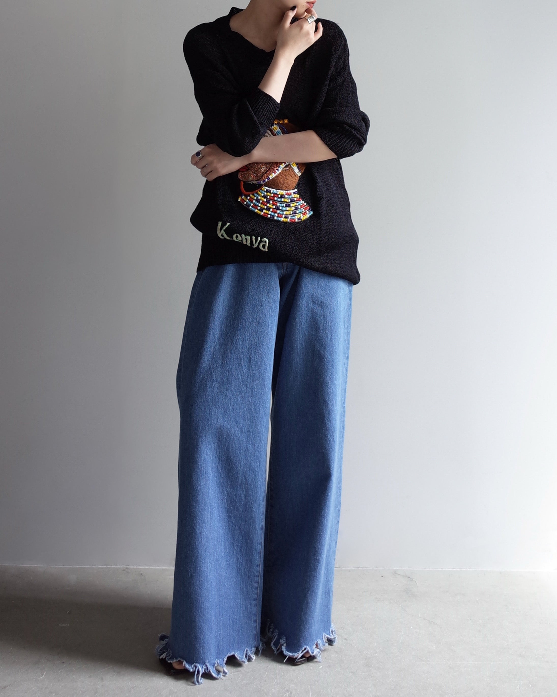 Used / BIJOU SWEAT PULLOVER