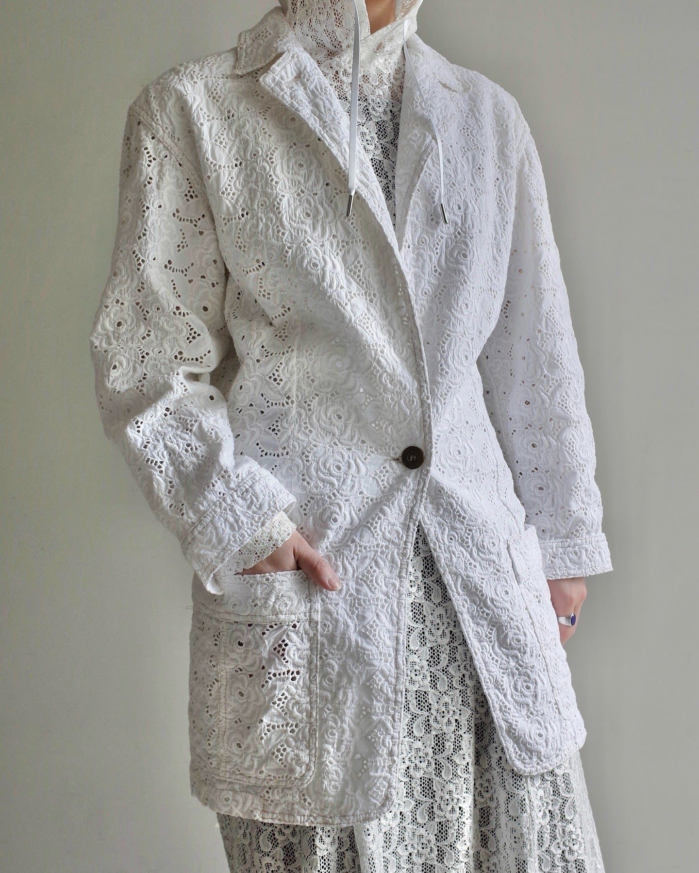 Used / COTTON RACE SINGLE JACKET