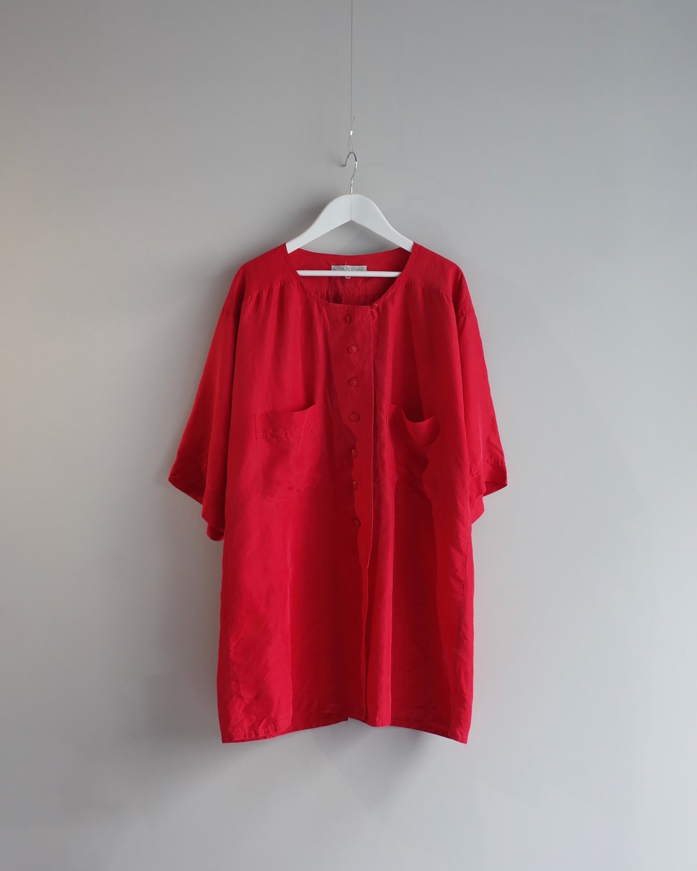 Used / HALF SLEEVE SILK SHIRT