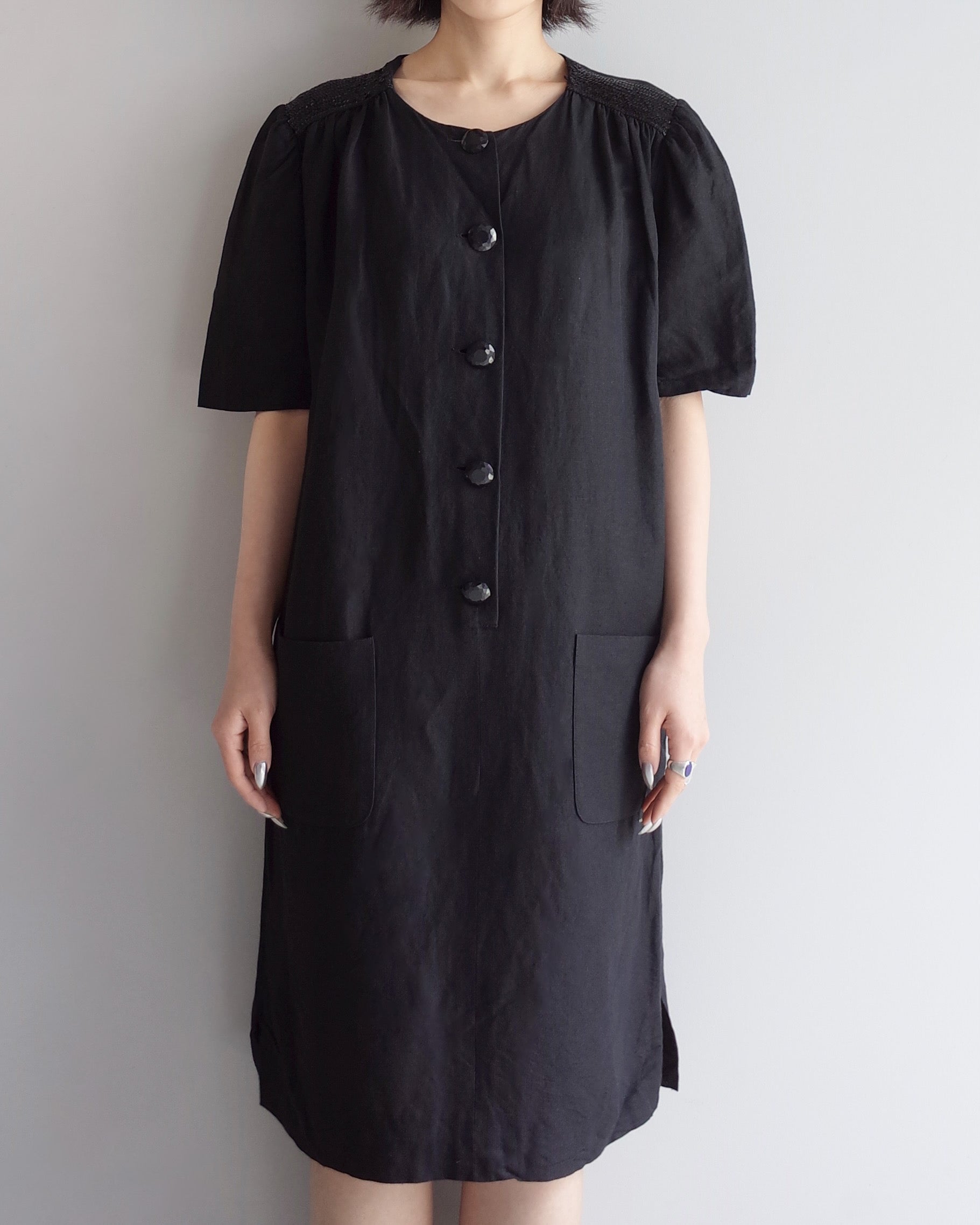 Used / FRONT BOTTAN TIGHT ONEPIECE